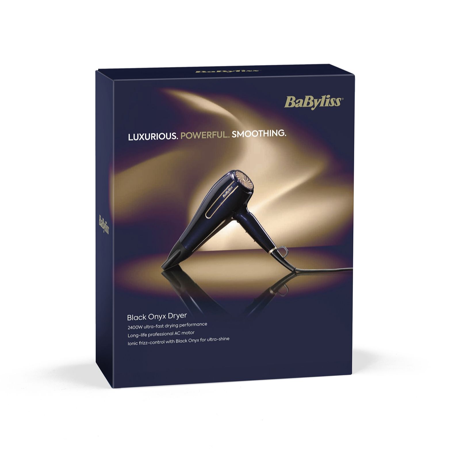 BaByliss Black Onyx Hair Dryer QVC UK