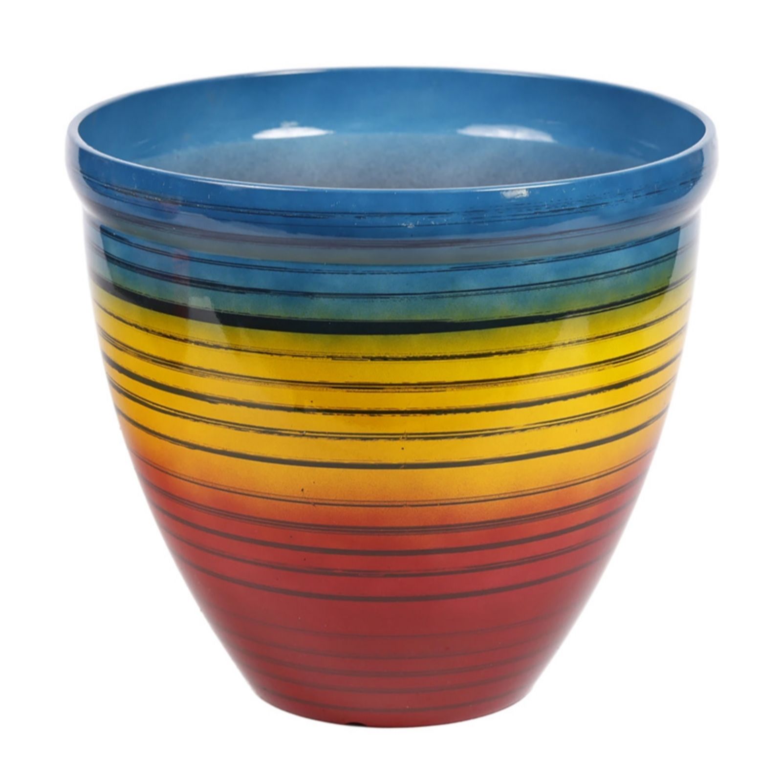 You Garden Pair of Rainbow 33cm Planters