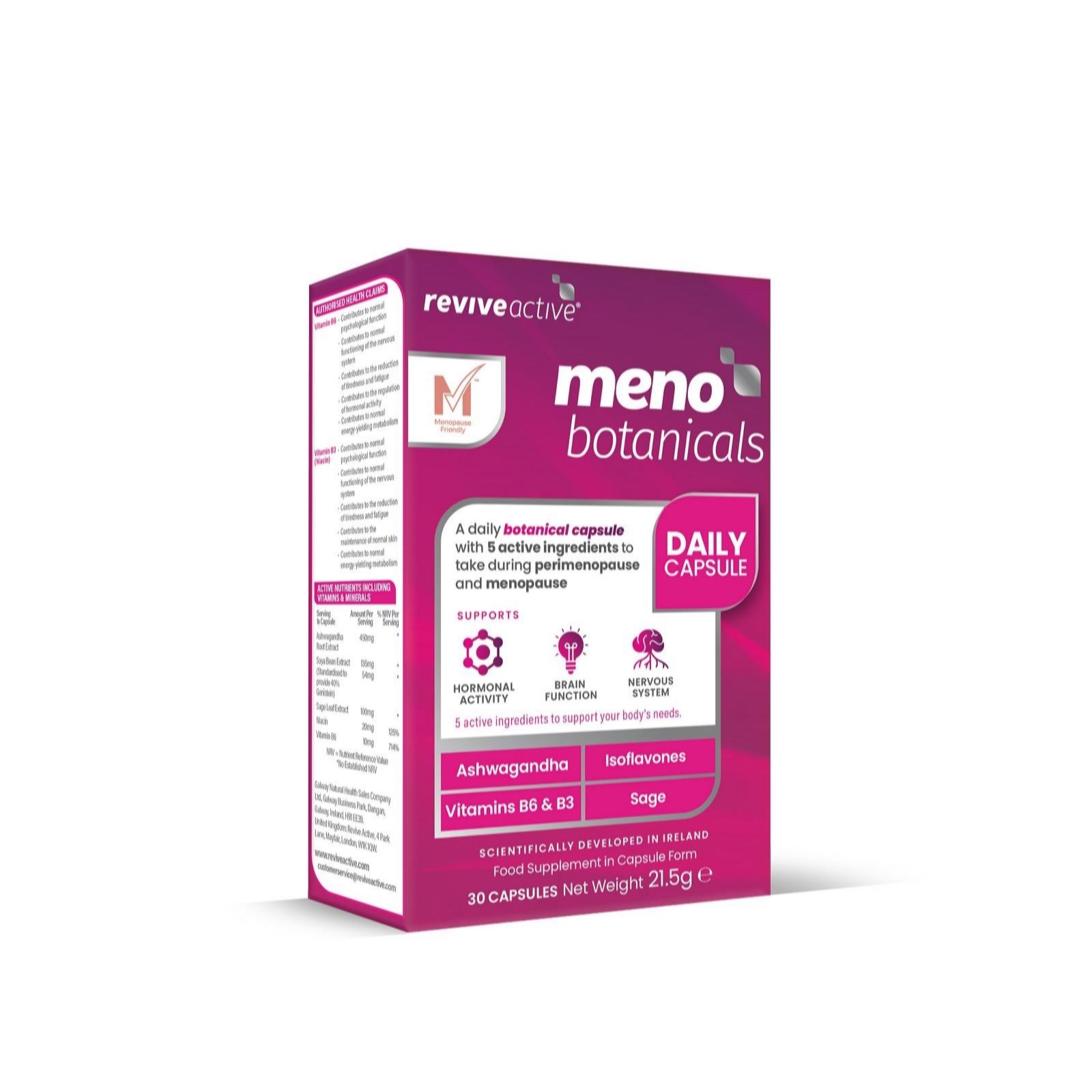 Revive Active Meno Botanicals 30 Day Supply
