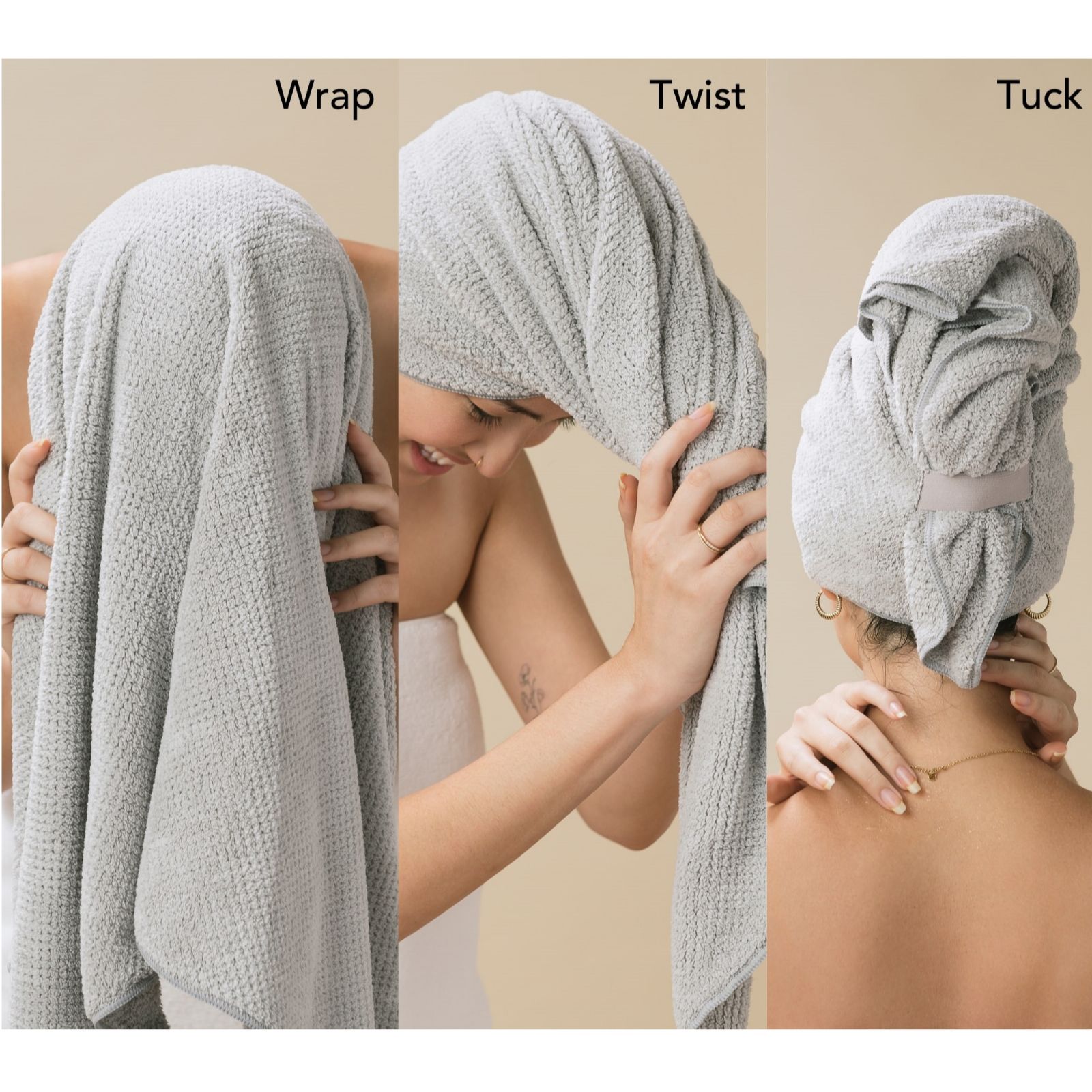 Outlet Volo Nanoweave Microfiber Hair Towel QVC UK