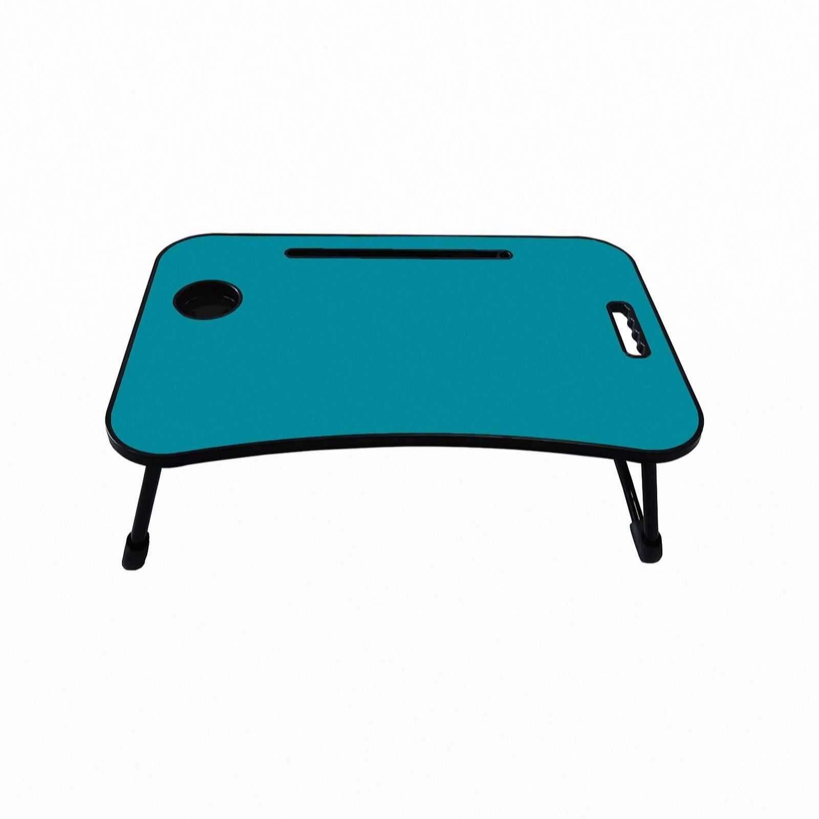 Outlet Multimedia Portable Table with Cup Holder