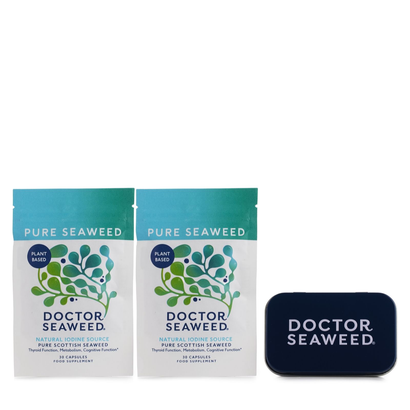 Doctor Seaweed Pure Seaweed 60 Day Supply with Travel Tin