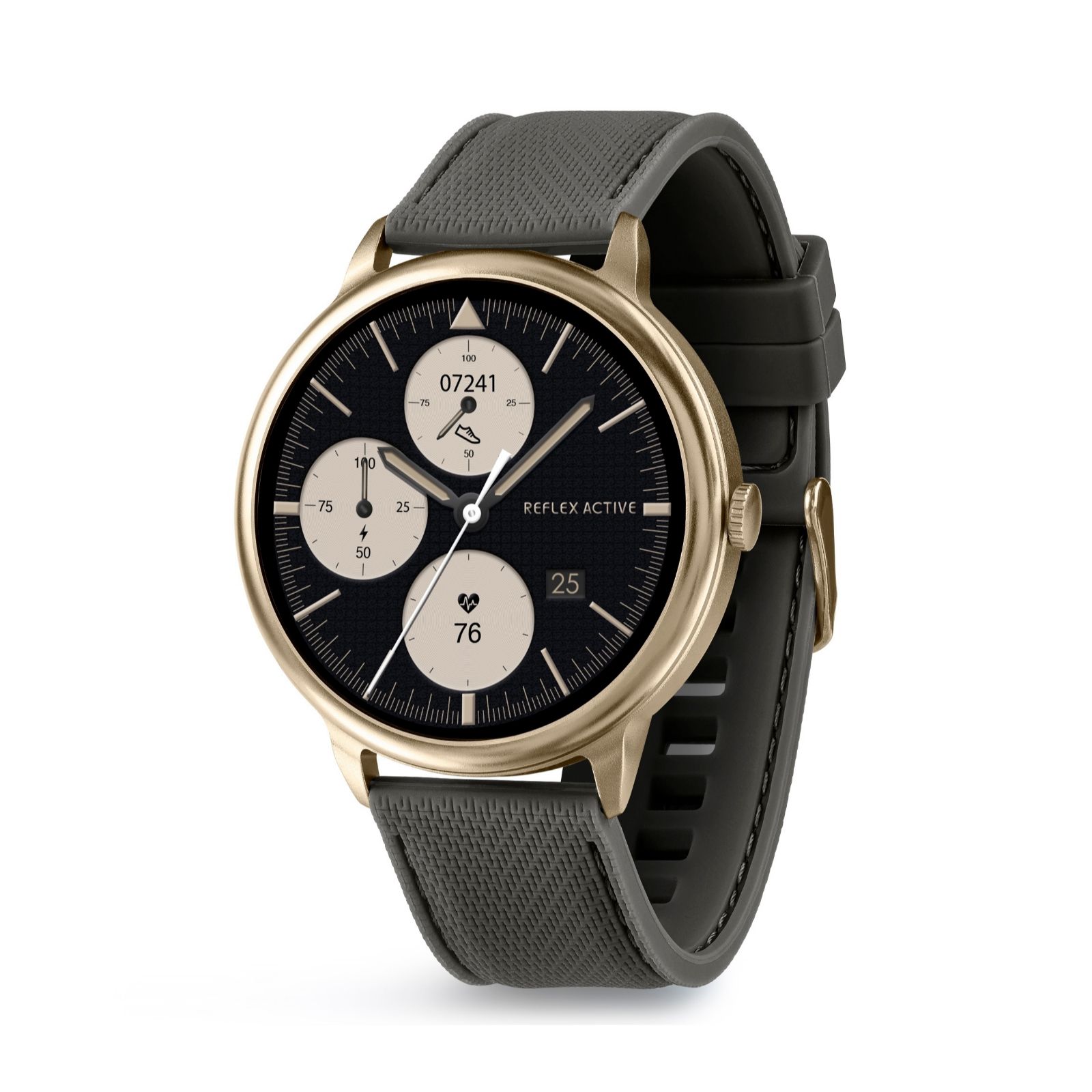 Reflex Active Spectra Amoled Round Face Smart Calling Watch Silicone Strap
