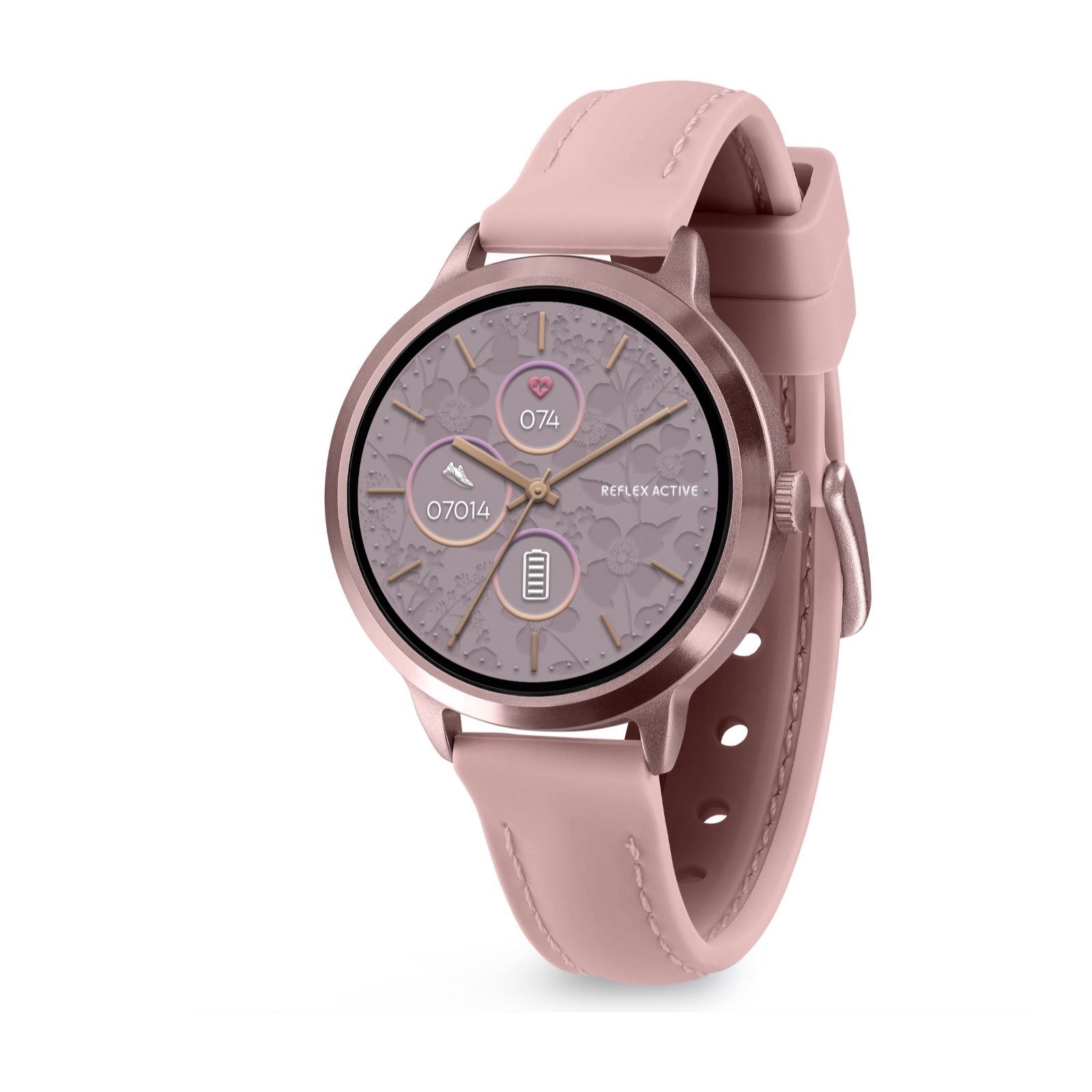 Reflex Active Spectra Amoled Round Face Smart Calling Watch Silicone Strap