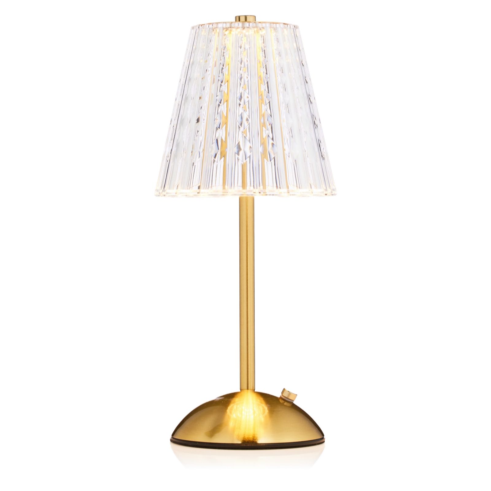 Bell & Howell Gold Rechargeable Touch Control Table Lamp