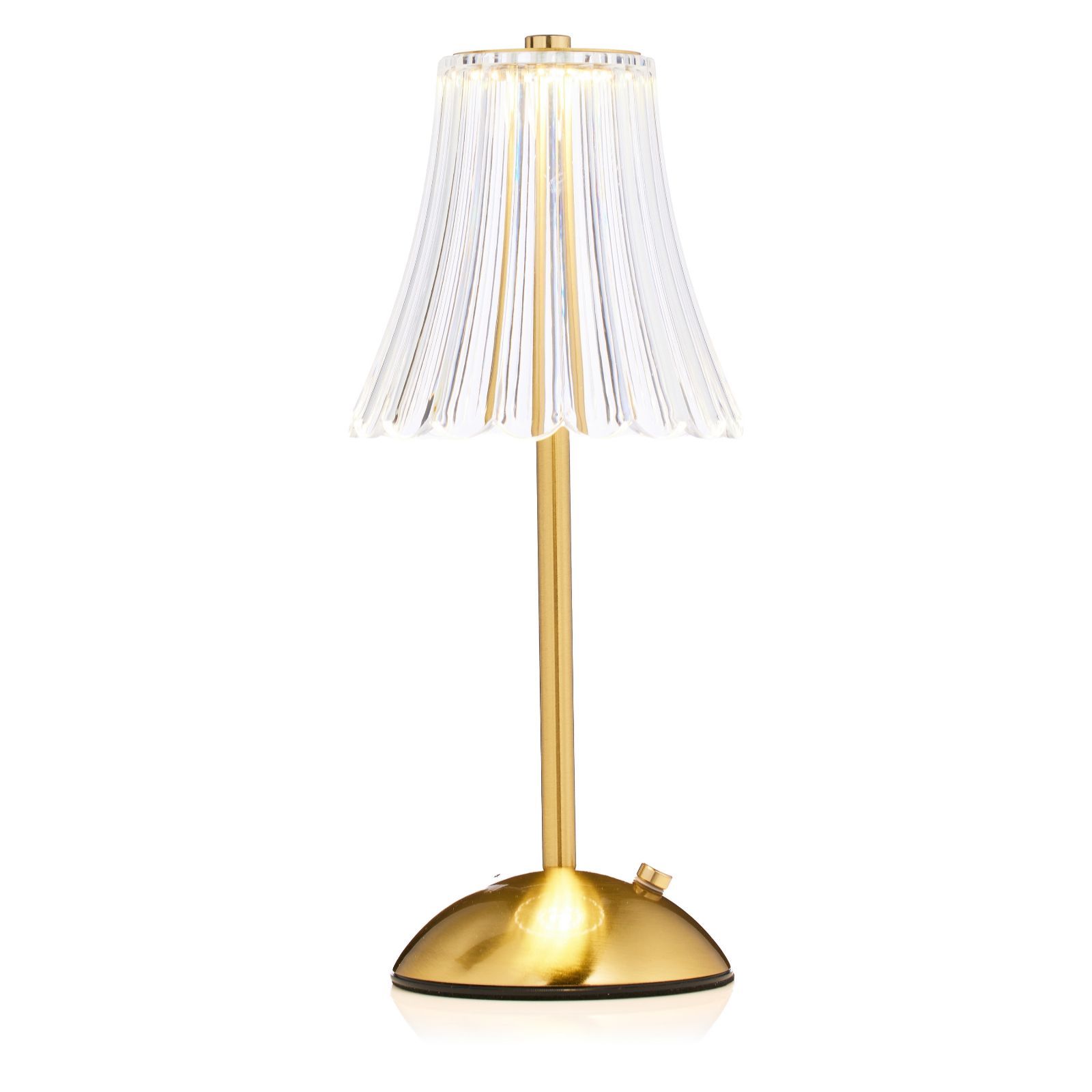 Bell & Howell Gold Rechargeable Touch Control Table Lamp