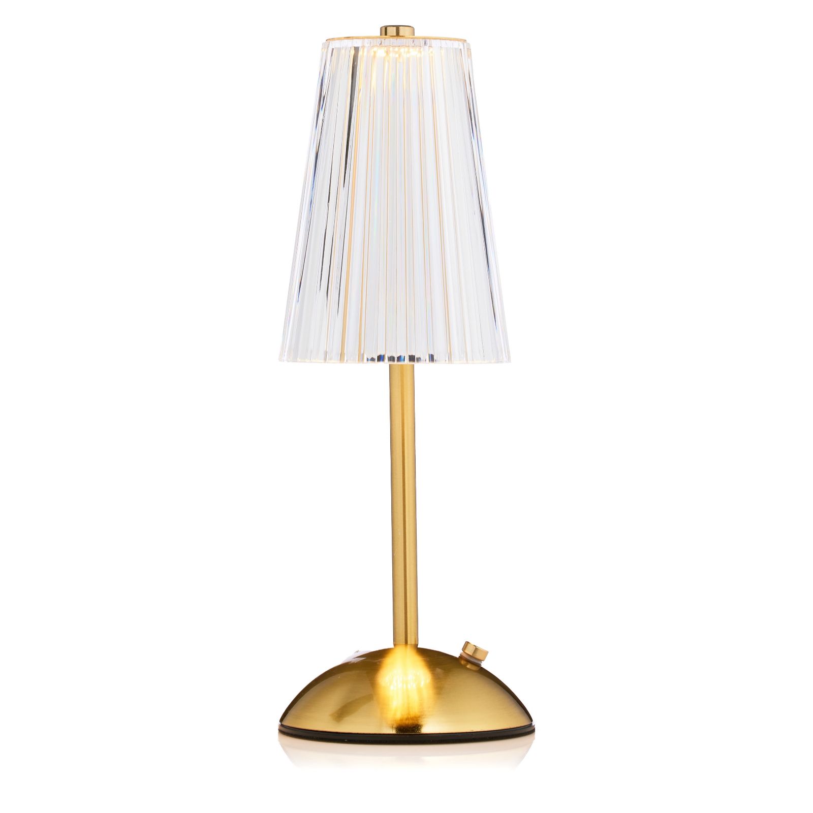 Bell & Howell Gold Rechargeable Touch Control Table Lamp