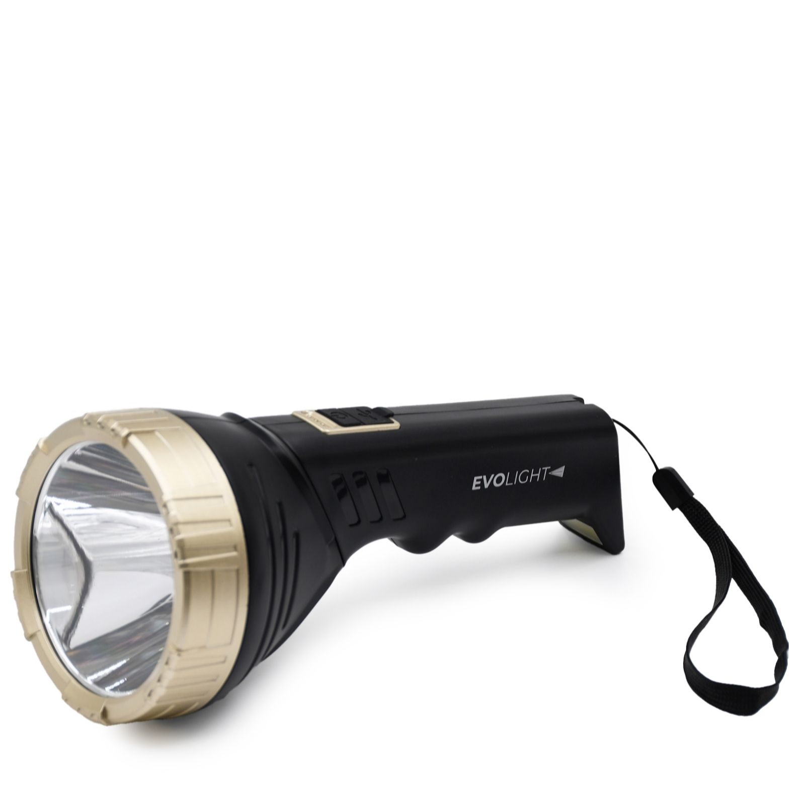 EVOLight Rechargeable LED Flashlight with Build-in Power Bank