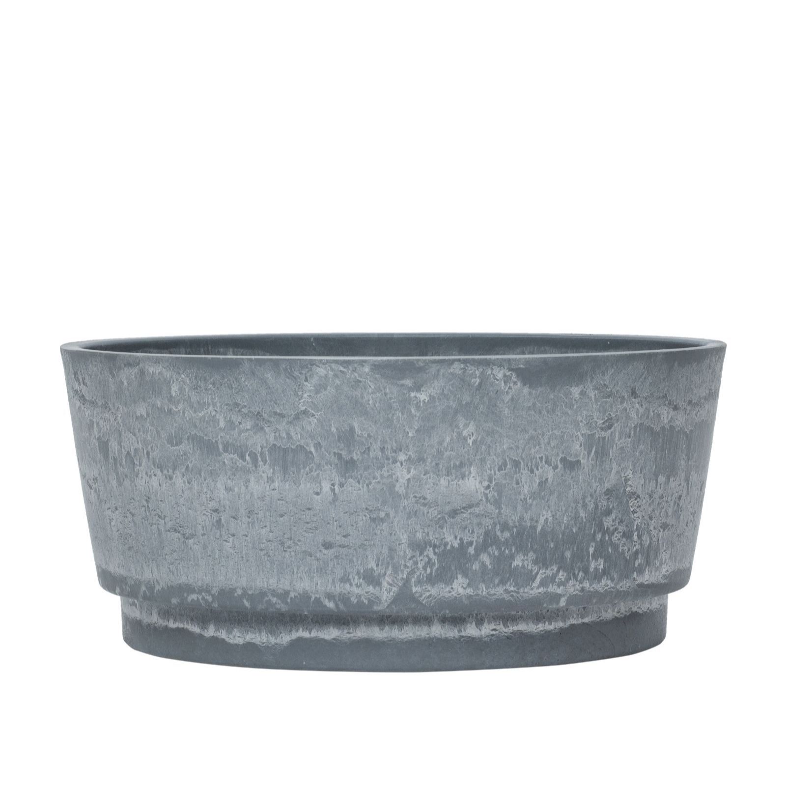 Thompson & Morgan Set of 2 34.5cm Caesar Marble Effect Bowl Planter