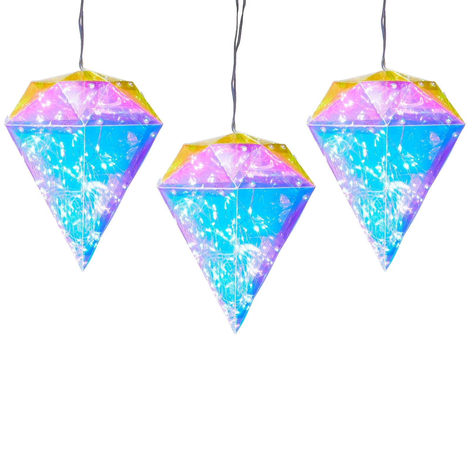 My Garden Stories LED Diamond Trio Light Strand