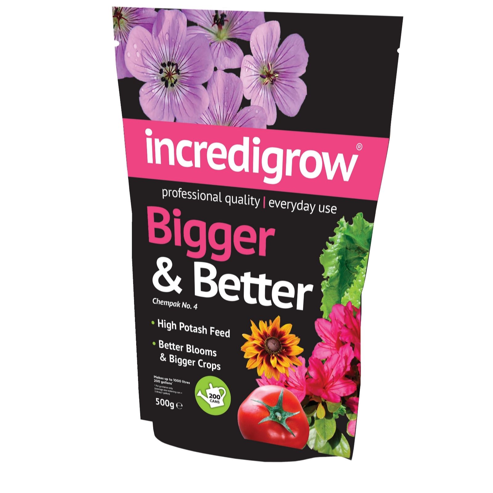Thompson & Morgan Incredigrow Bigger & Better 500g Pack (Chempak No.4) x2