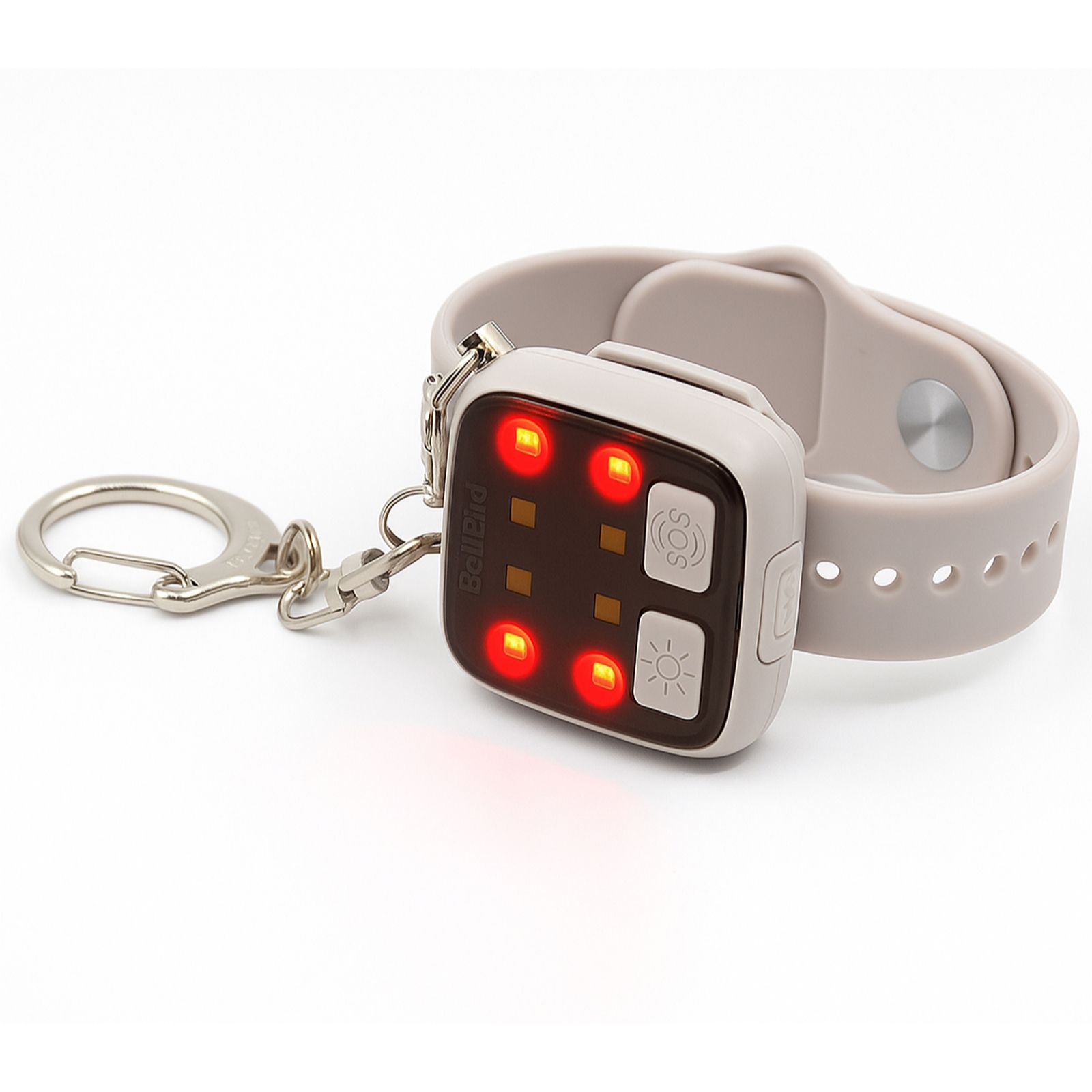 Bellbird Rechargeable 3 in 1 Personal Security Alarm (with Clip)