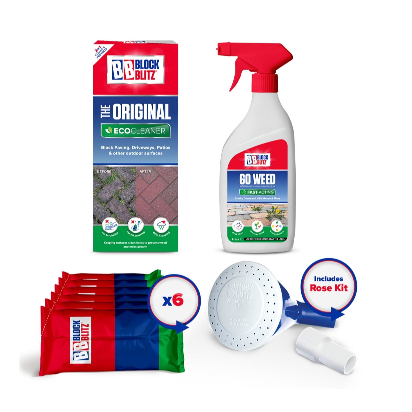 Block Blitz Complete Patio and Weed Killer Bundle