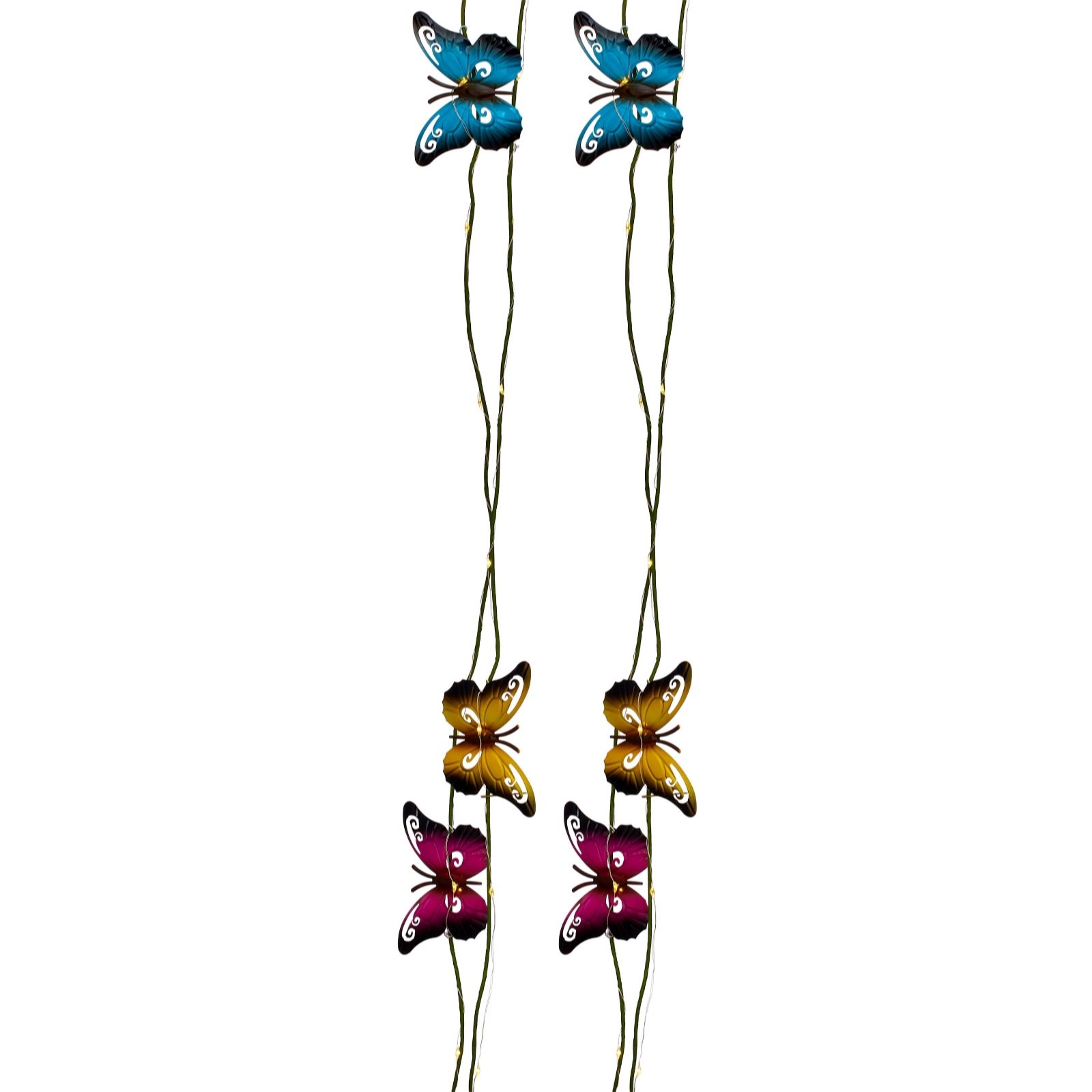 Outlet Garden Stories Butterfly Solar String Light Duo