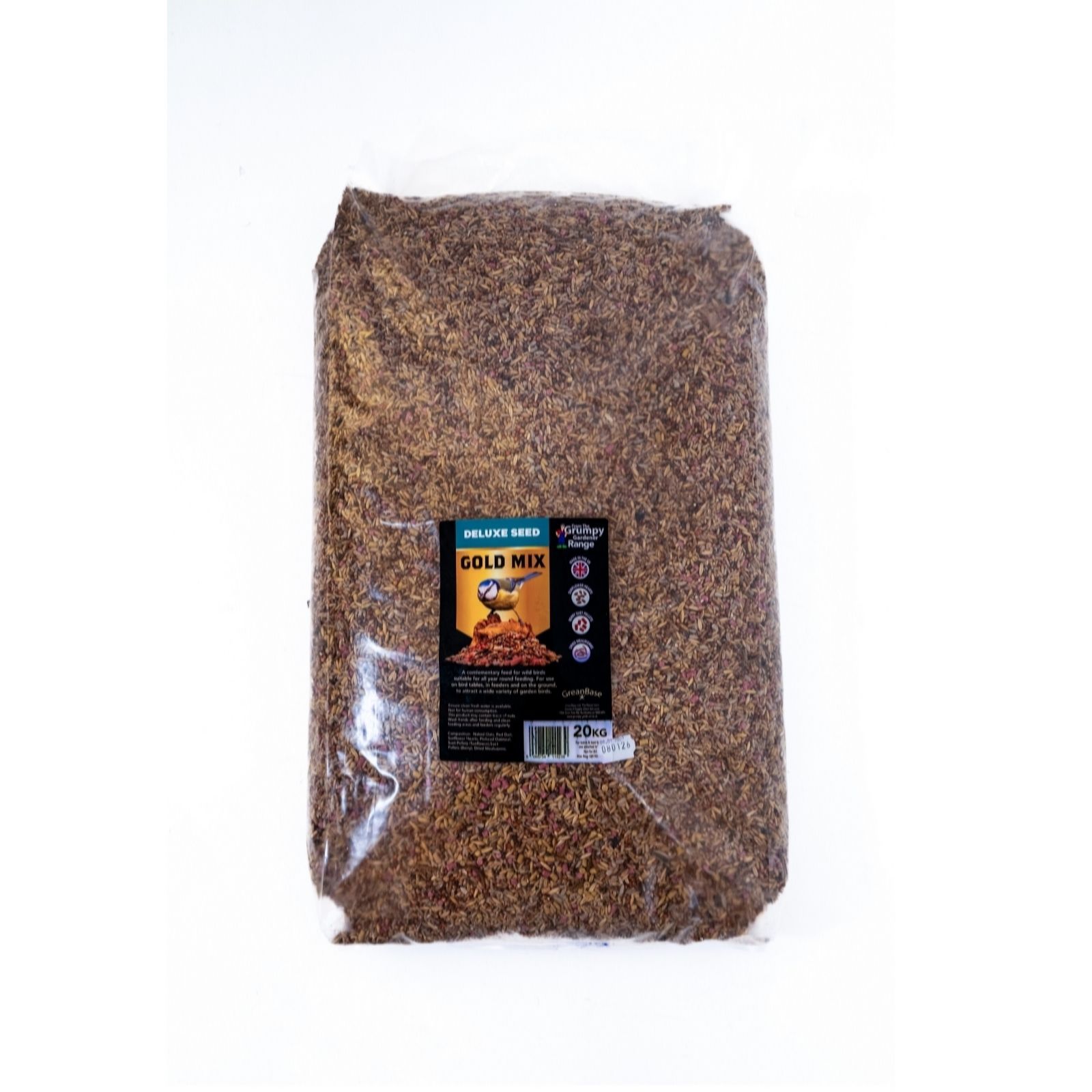 Grumpy Gardener 20kg Gold Standard New Bird Seed