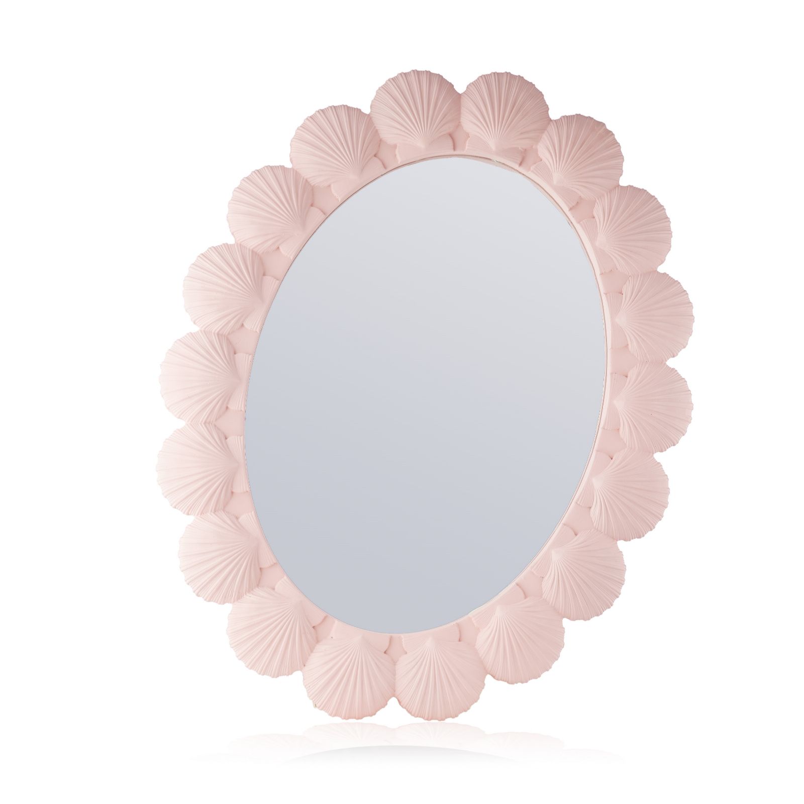 Garden Reflections Coastal Edit Shell Mirror