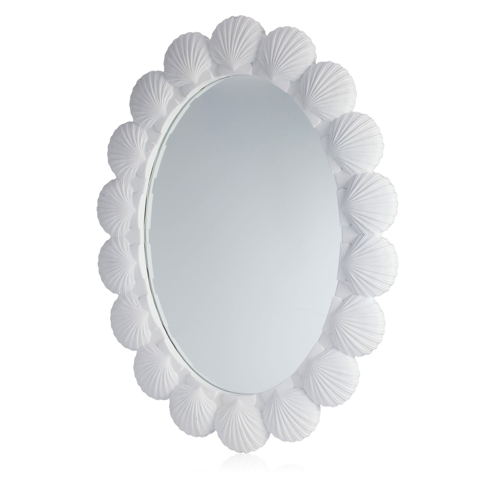 Garden Reflections Coastal Edit Shell Mirror