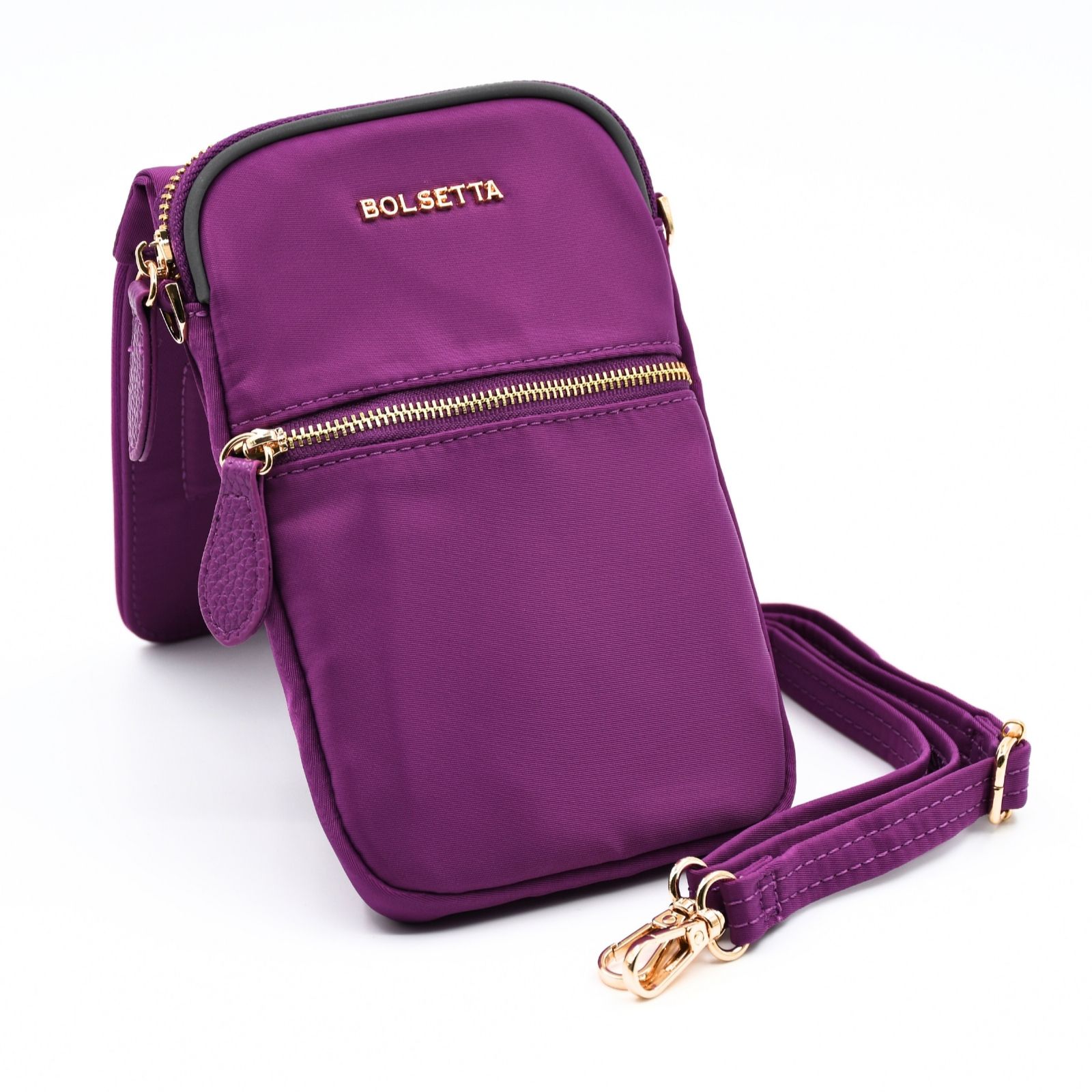 Bolsetta Magnetic Hip Pouch w/ RFID Technology & Crossbody Strap