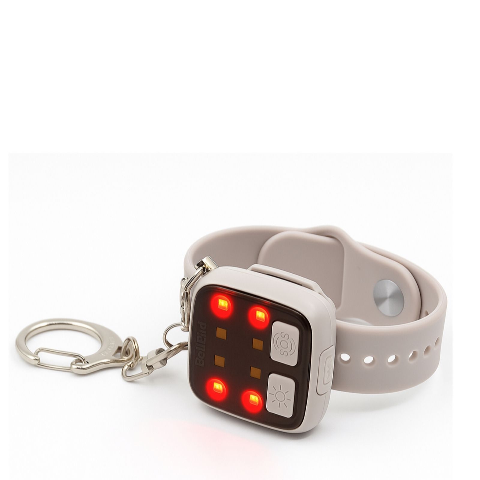 Outlet Rechargeable 3 in 1 Personal Security Alarm (with Clip)