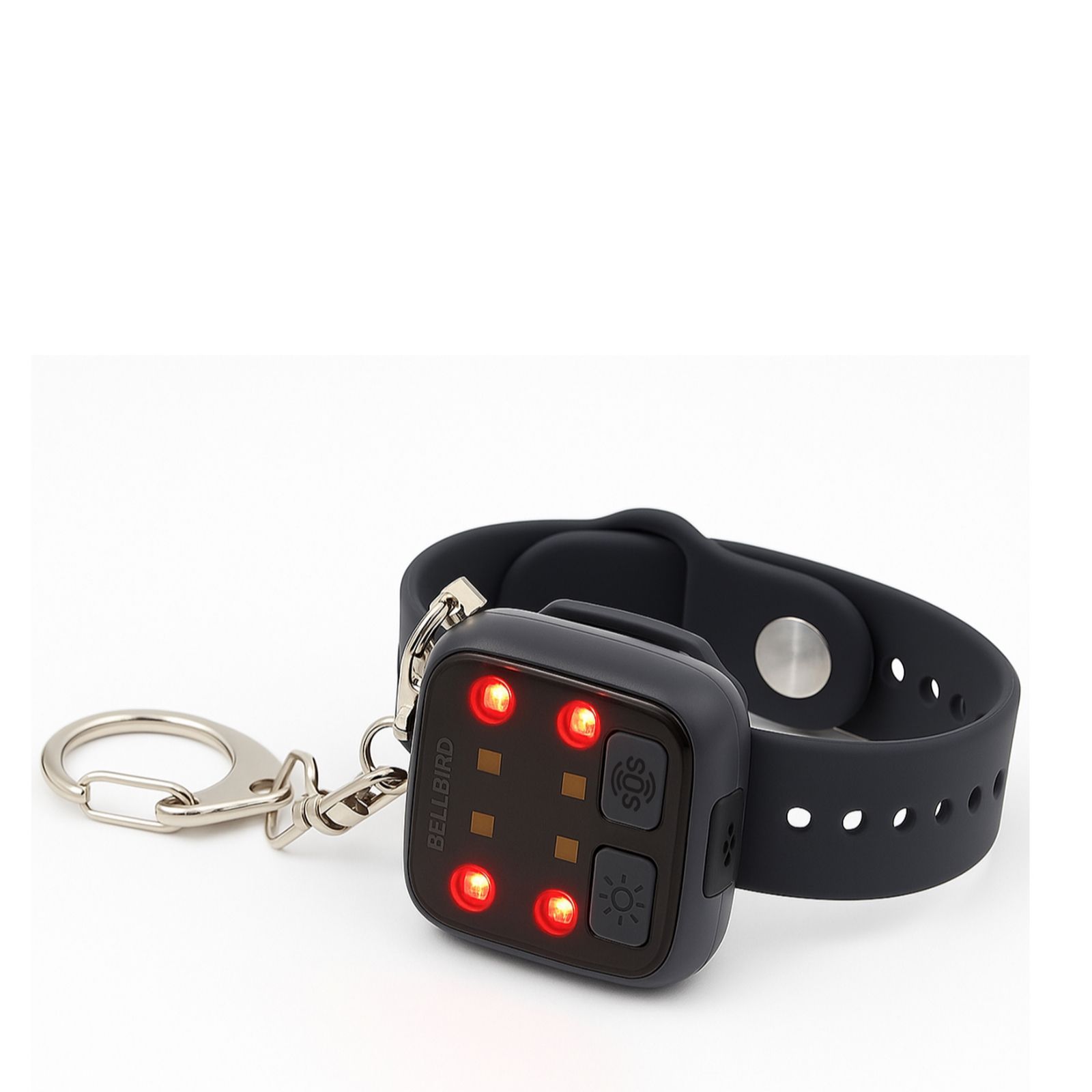 Outlet Rechargeable 3 in 1 Personal Security Alarm (with Clip)