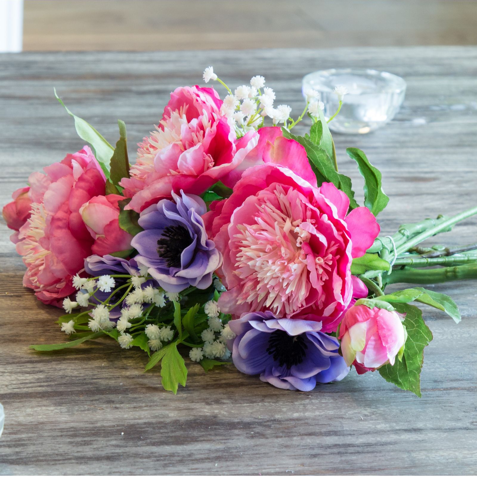 Peony Anemones & Peonies Bouquet - QVC UK