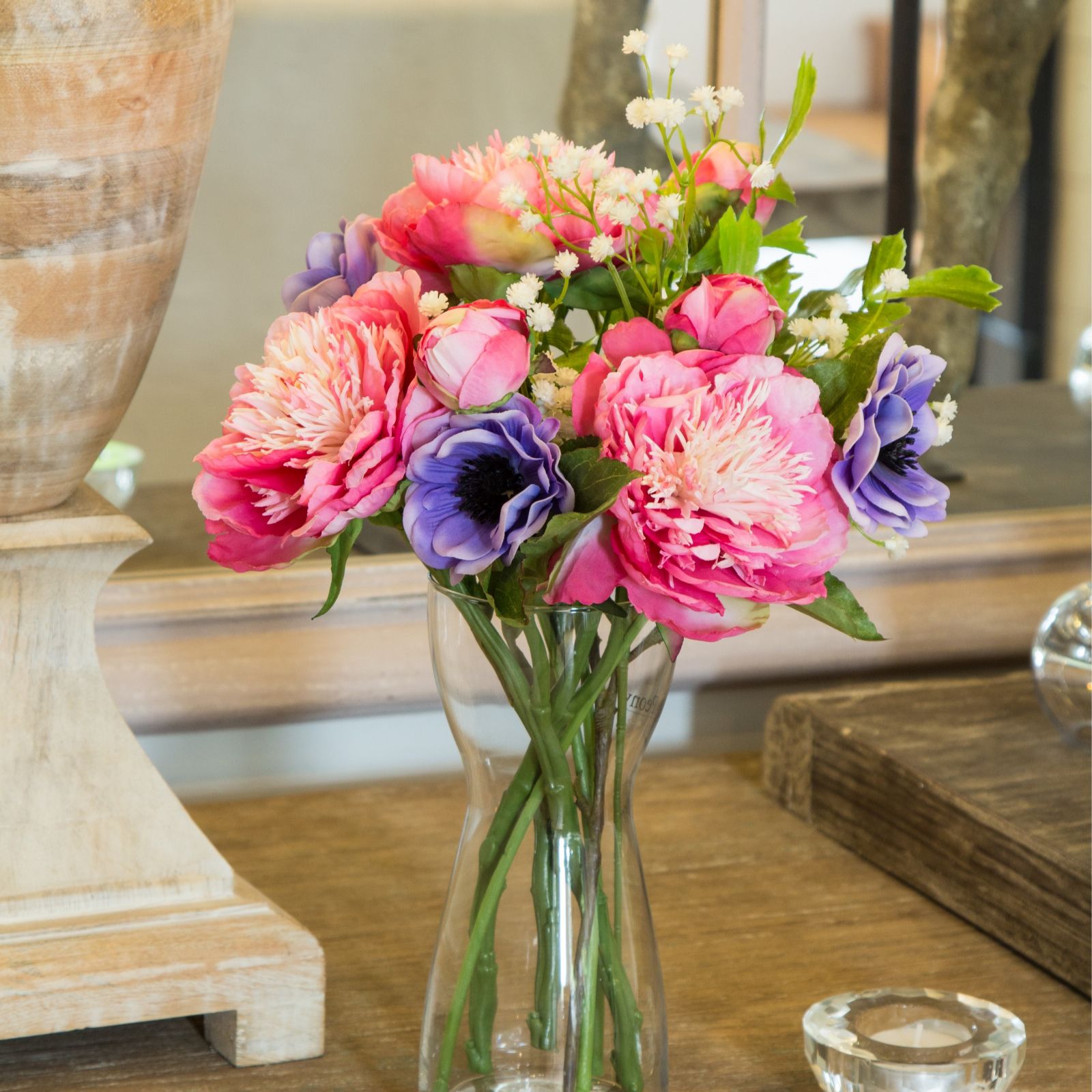 Peony Anemones & Peonies Bouquet QVC UK