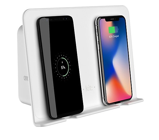 Kit Qi Wireless Wall-Mounted Phone Charger and Dock Stand