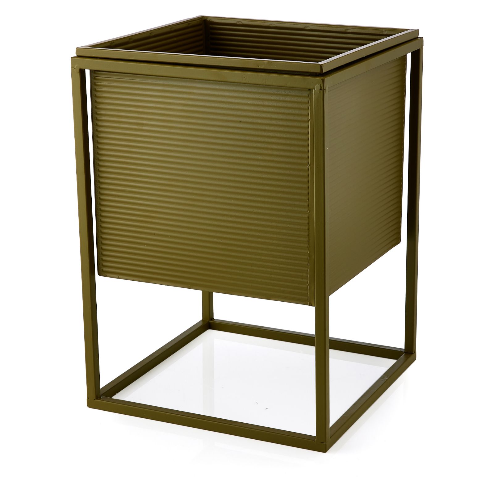 Garden Stories Studio 70 36cm Square Metal Planter