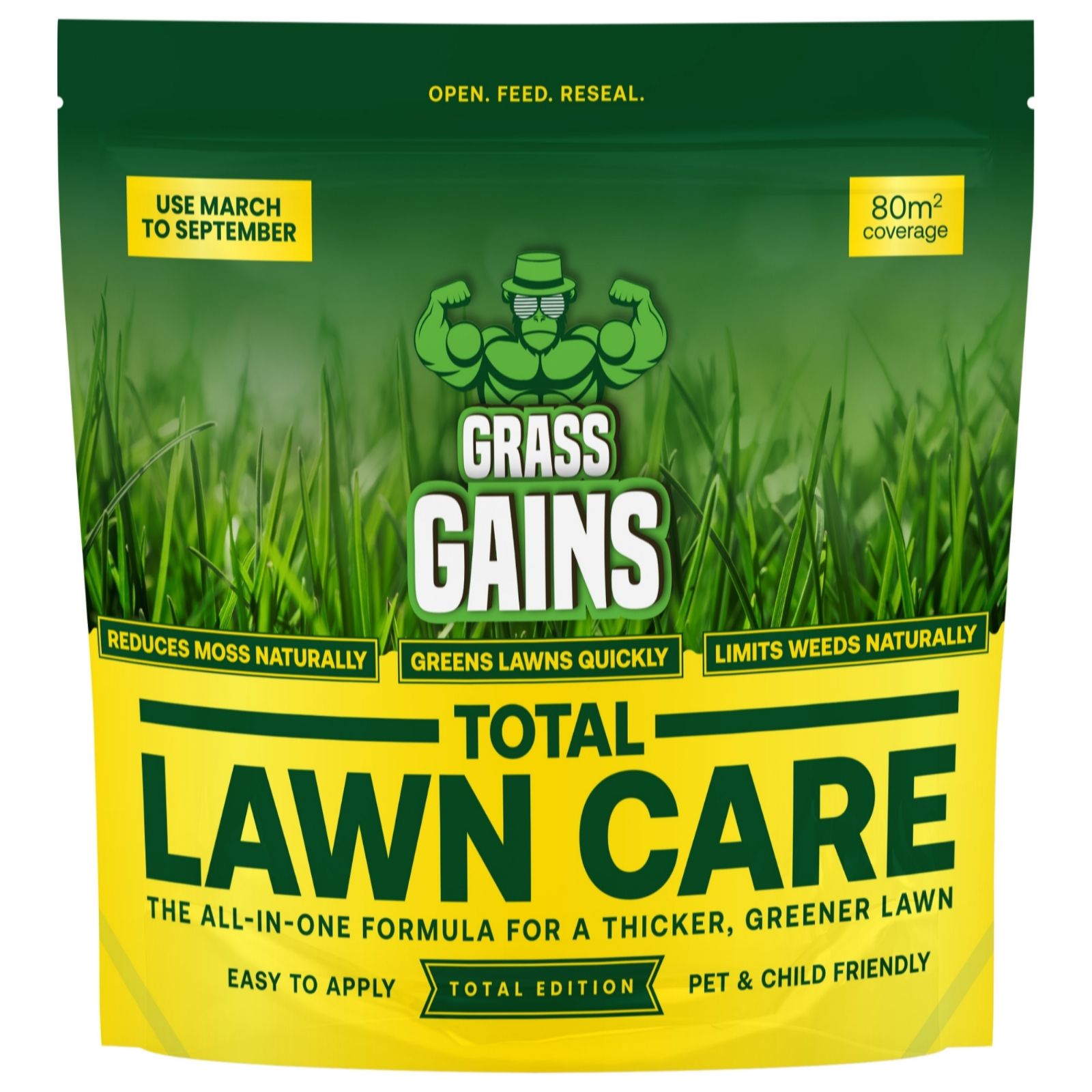 Grass Gains Total Lawn Care 80m2
