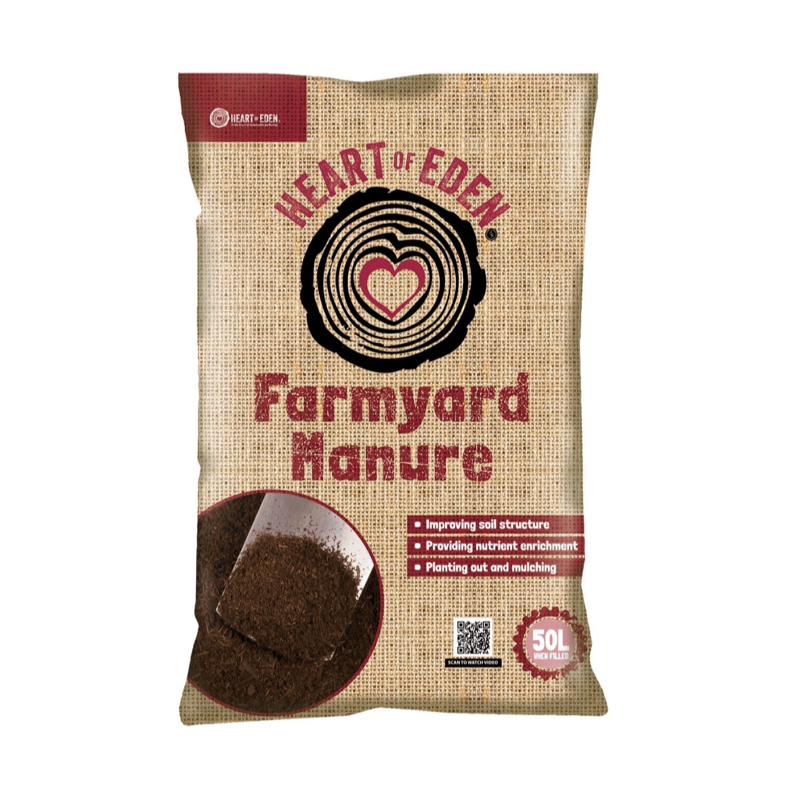 Heart of Eden Farmyard Manure 50L