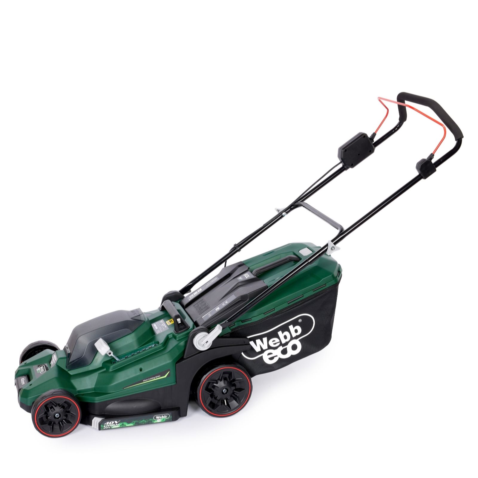 Outlet Webb Eco 40V43cm Lawnmower 2 x 4Ah Battery