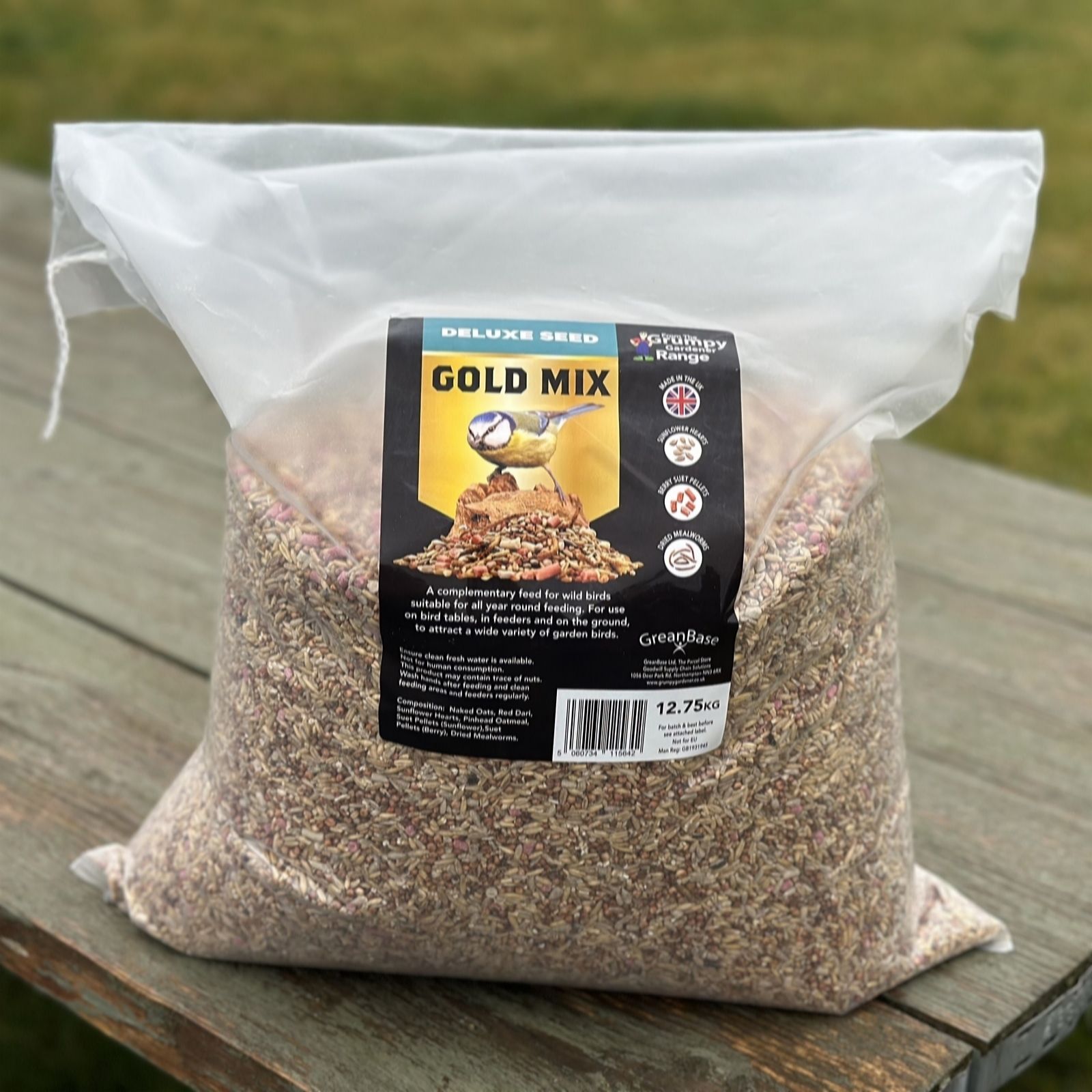 Grumpy Gardener 12.8kg Gold Mix Bird Seed