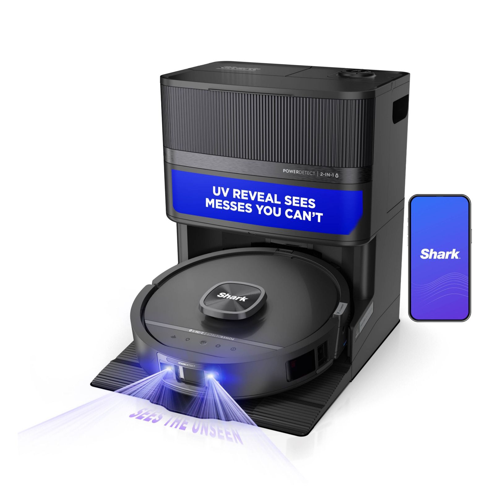 Shark PowerDetect UV Reveal 2-in-1 Vacuum & Mop Robot