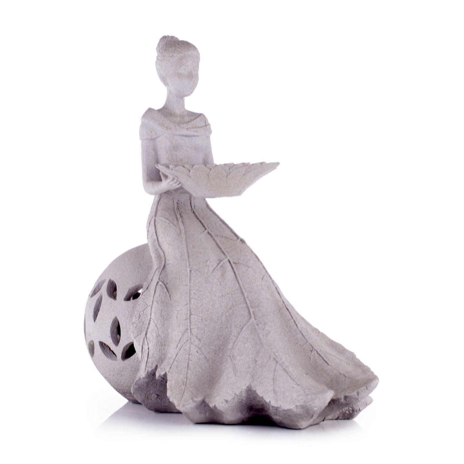 Outlet Garden Reflections Garden Lady with LED globe