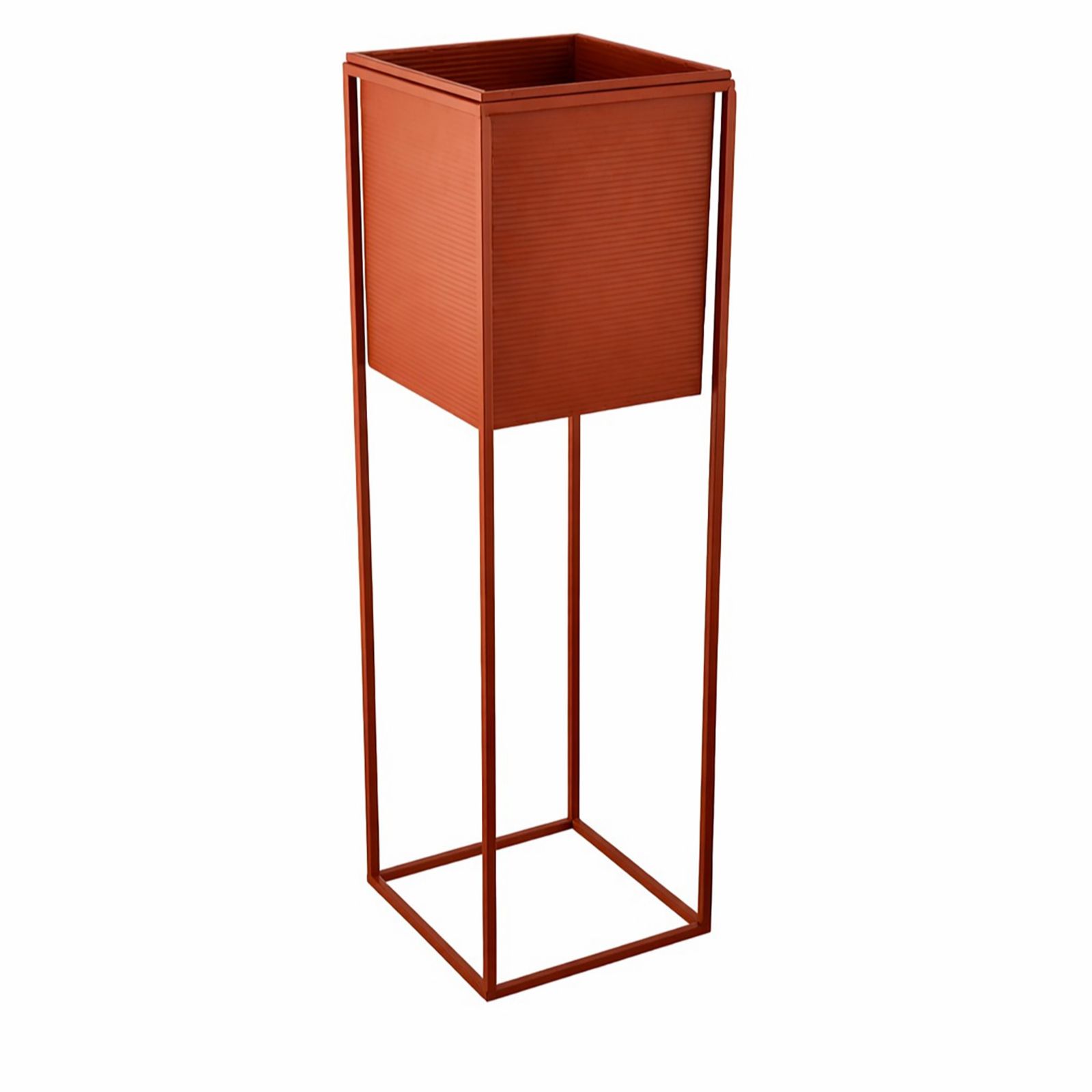 Garden Stories Studio 70 86cm Square Tall Metal Planter