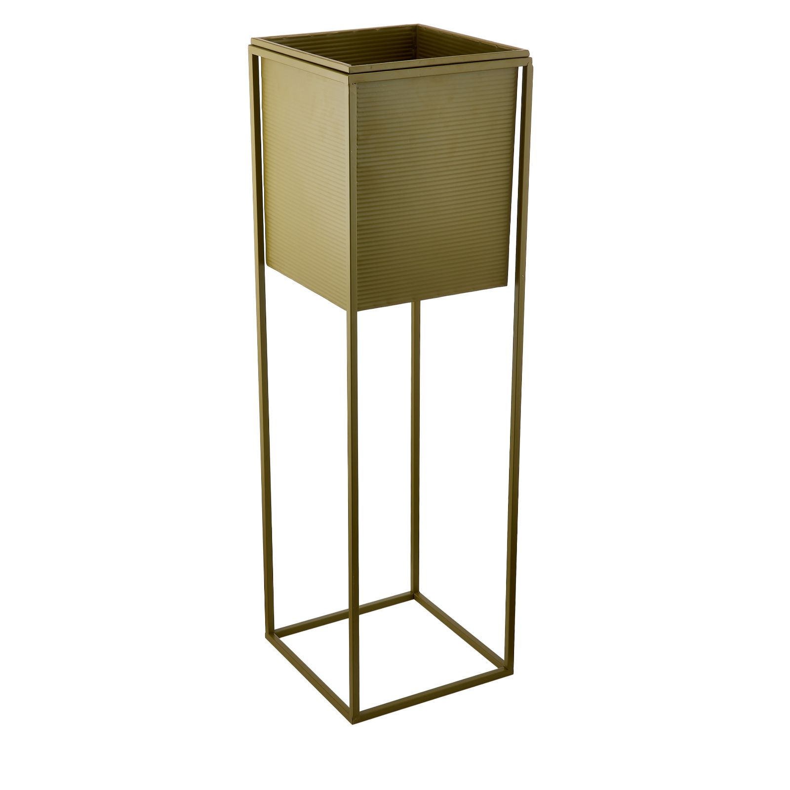 Garden Stories Studio 70 86cm Square Tall Metal Planter