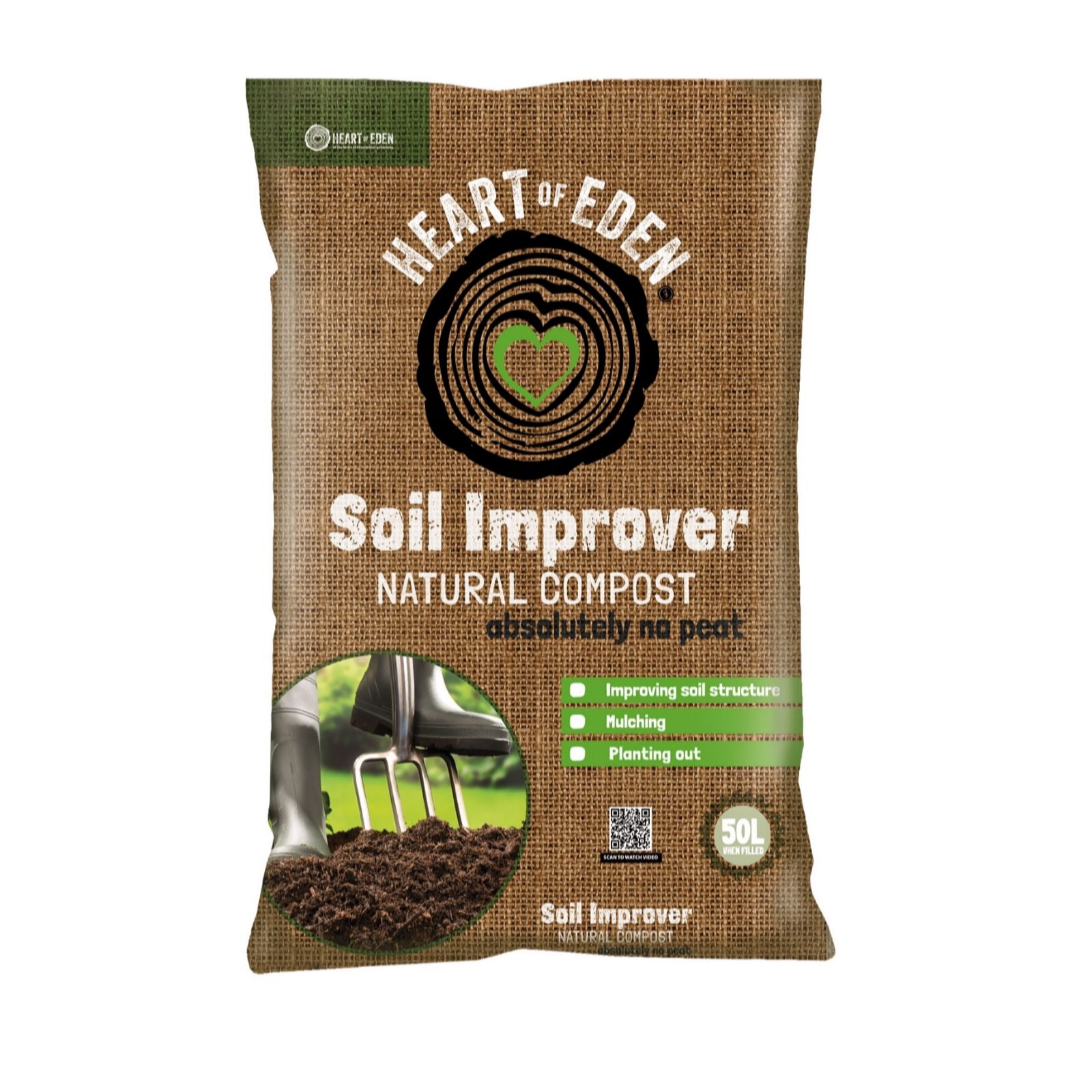 Heart of Eden Soil Improver 50L