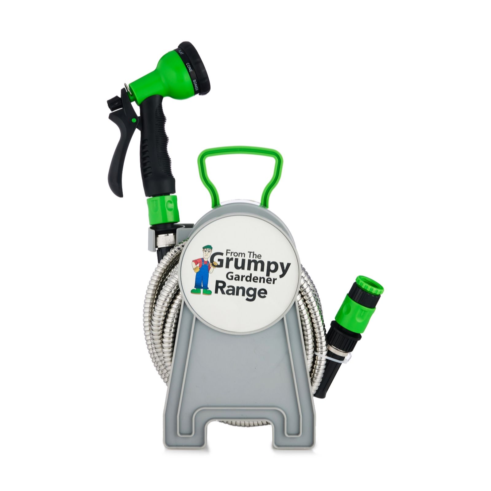 Grumpy Gardener 7.5m Stainless Steel Hose QVC UK