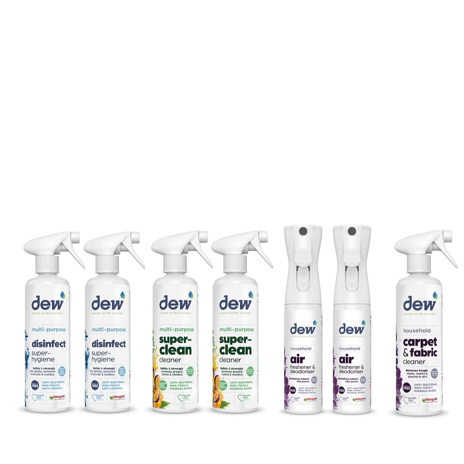 Dew 7 Piece Household Cleaning Collection