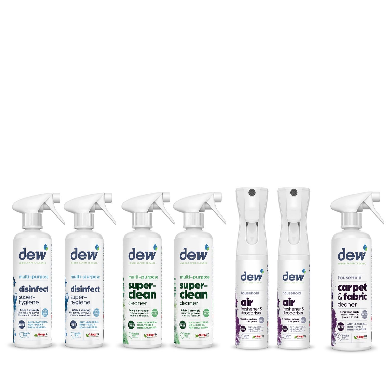 Dew 7 Piece Household Cleaning Collection