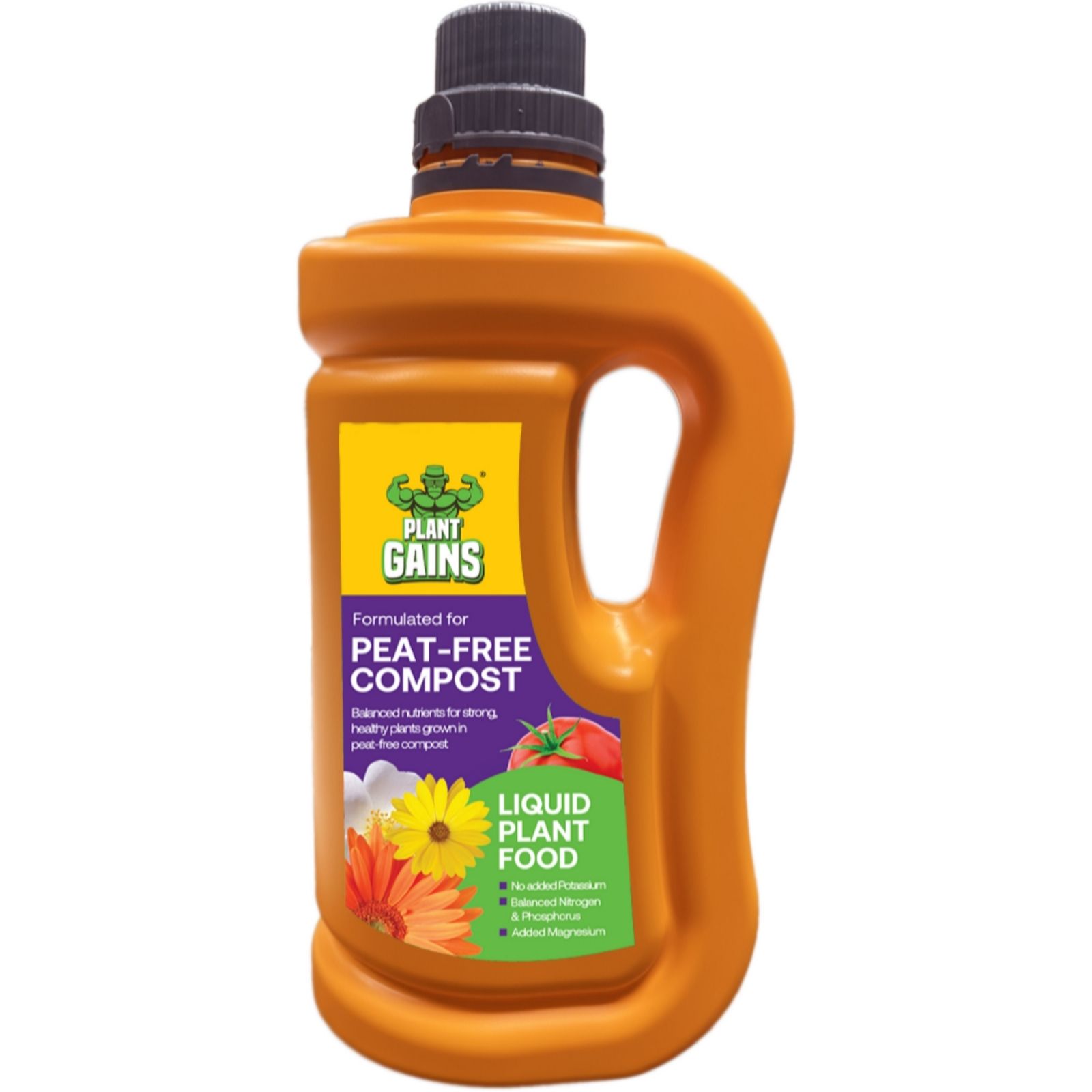 Grass Gains Liquid Plant Food for Peat Free Compost 1 Litre