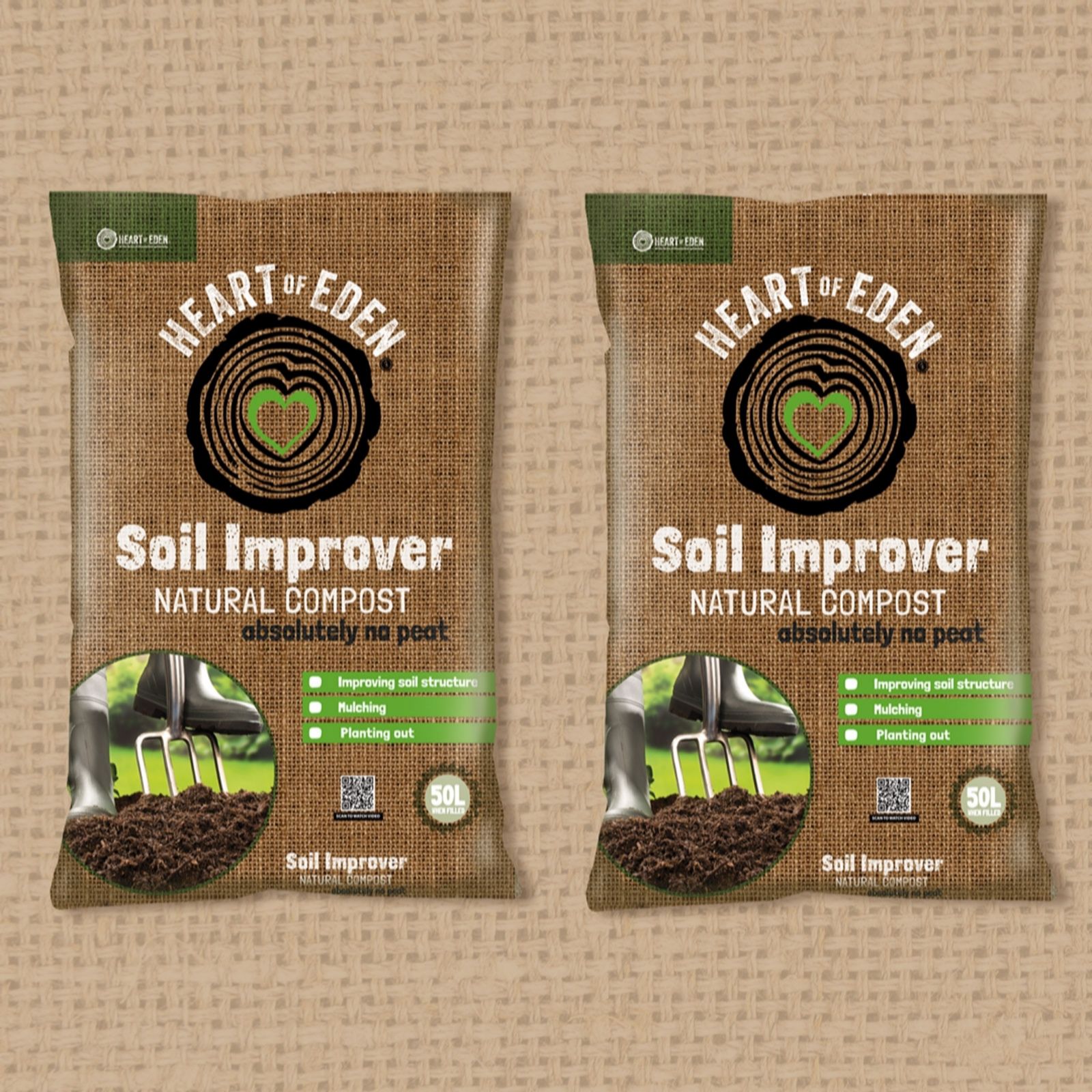 Heart of Eden Soil Improver 100L