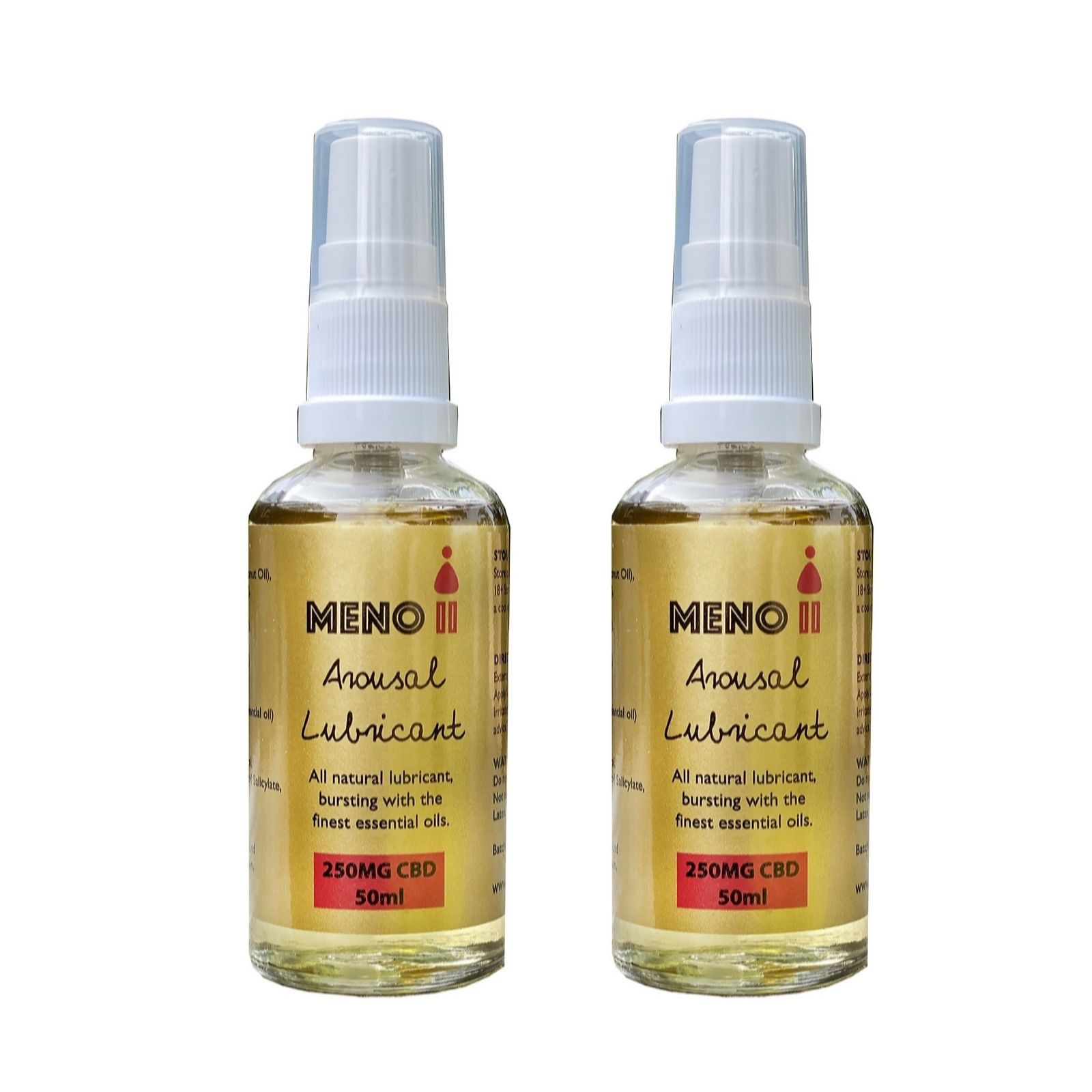 Meno CBD Arousal Lubricant 50ml Duo
