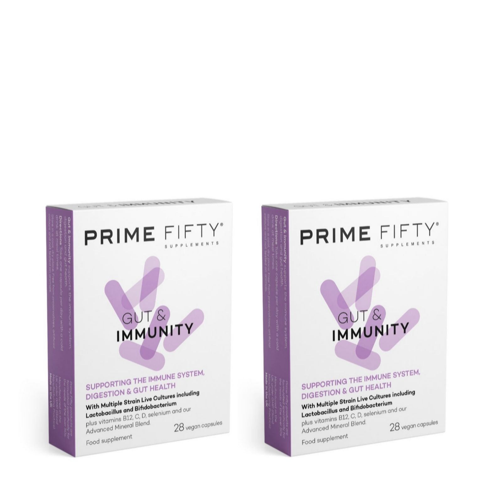 Prime Fifty Gut & Immunity 8 Week Supply
