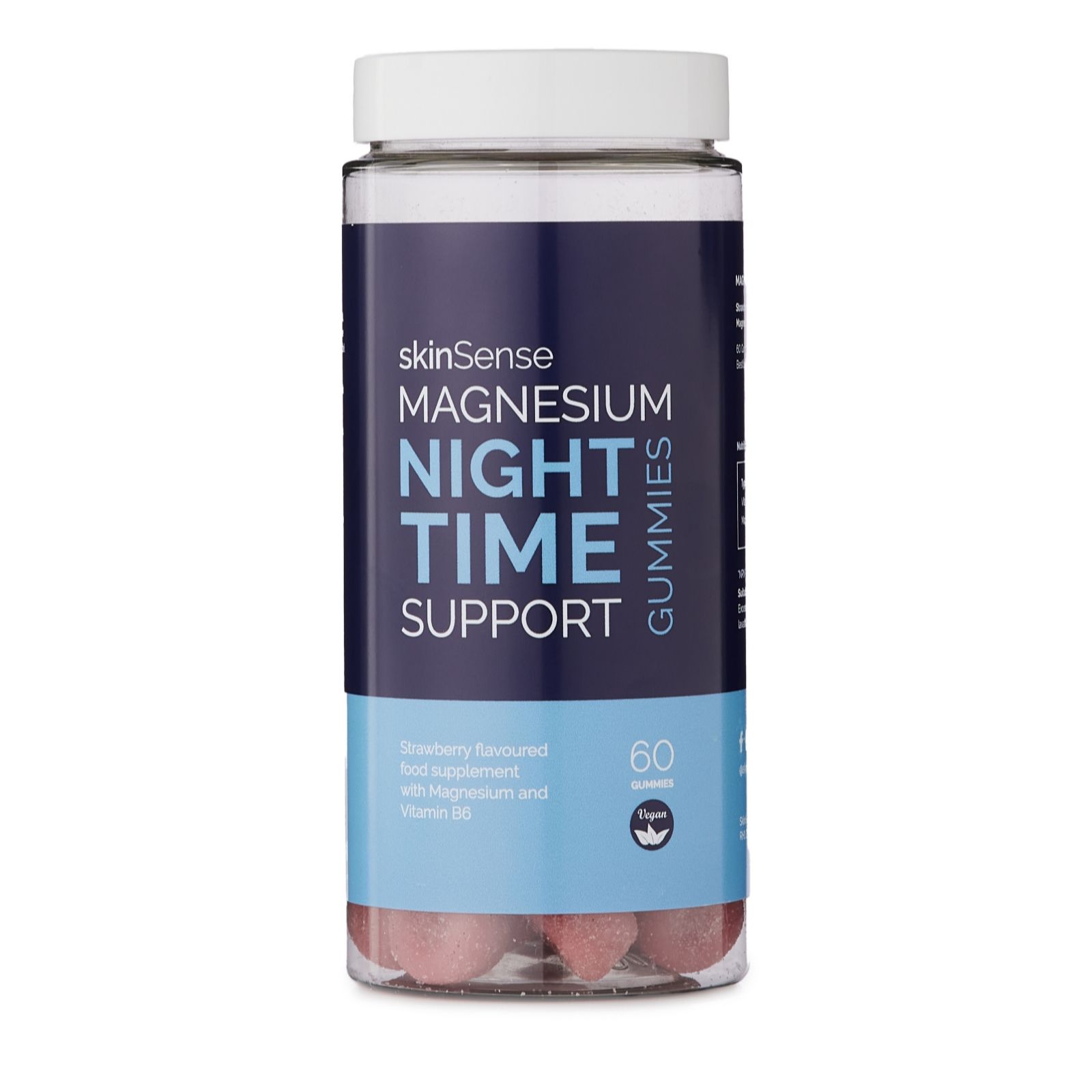 SkinSense Magnesium Night Time Support Gummies 1 Month Supply