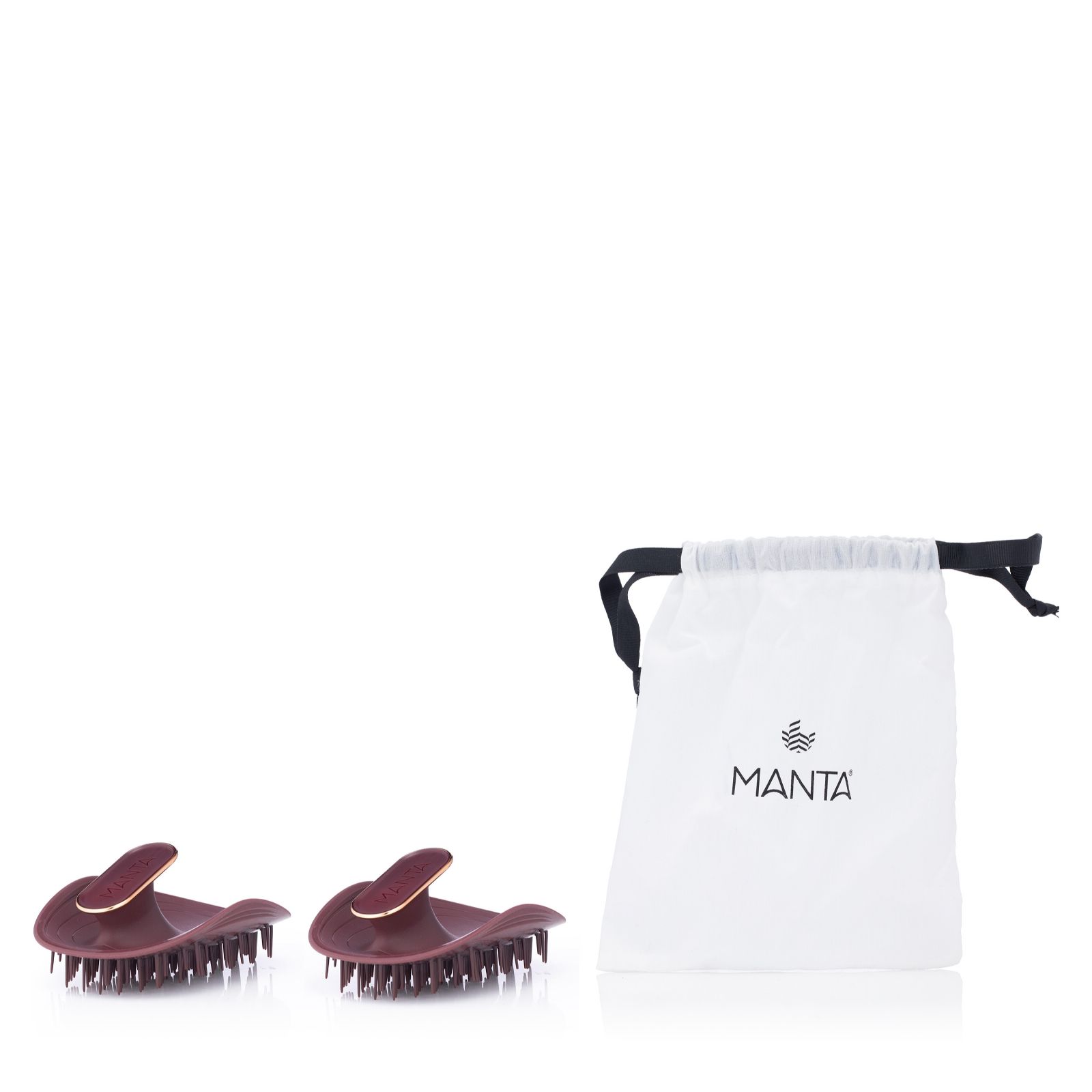Manta Anti-Static Flexible Hair Brush Duo