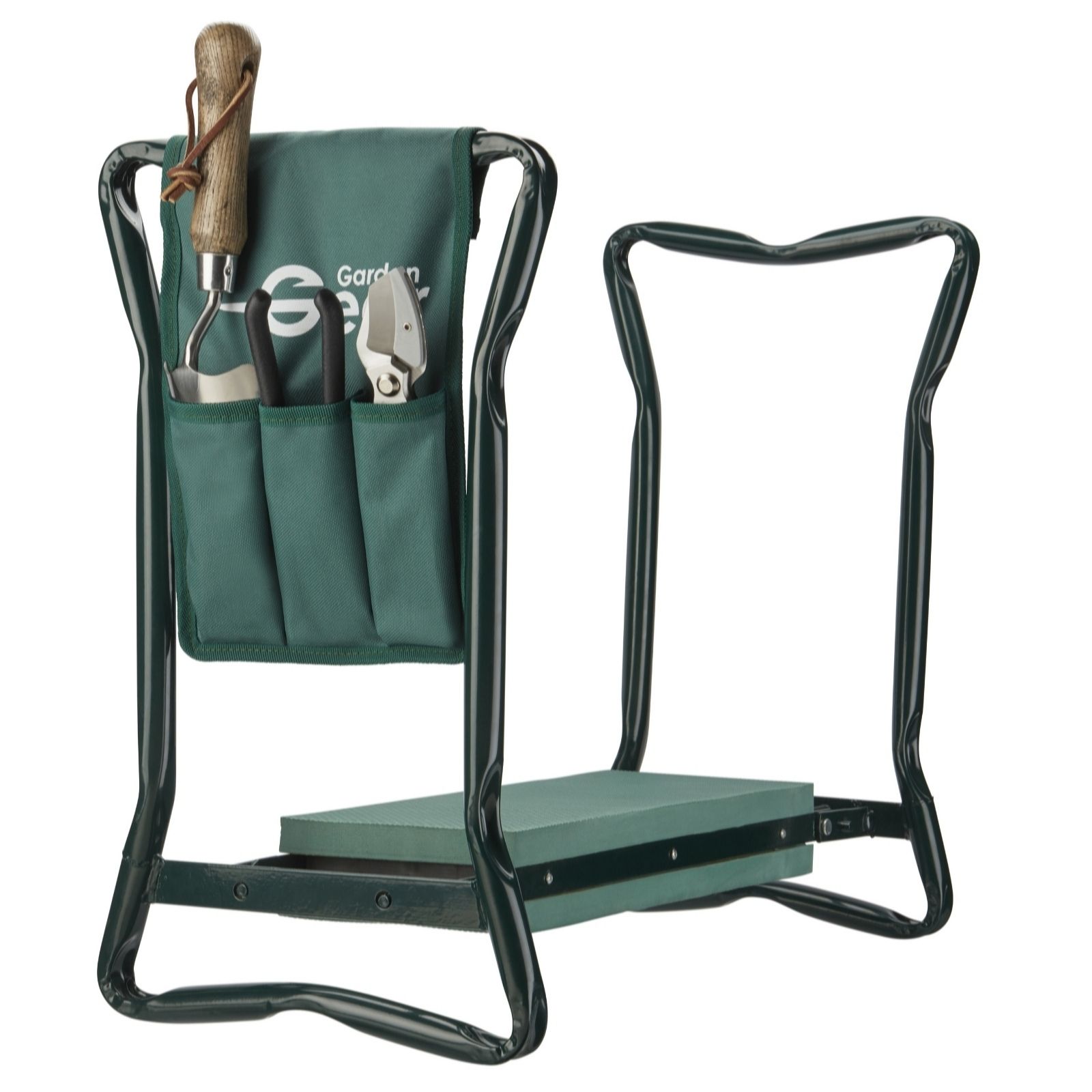 Outlet Garden Gear Folding Garden Seat Stool with Tool Bag QVC UK