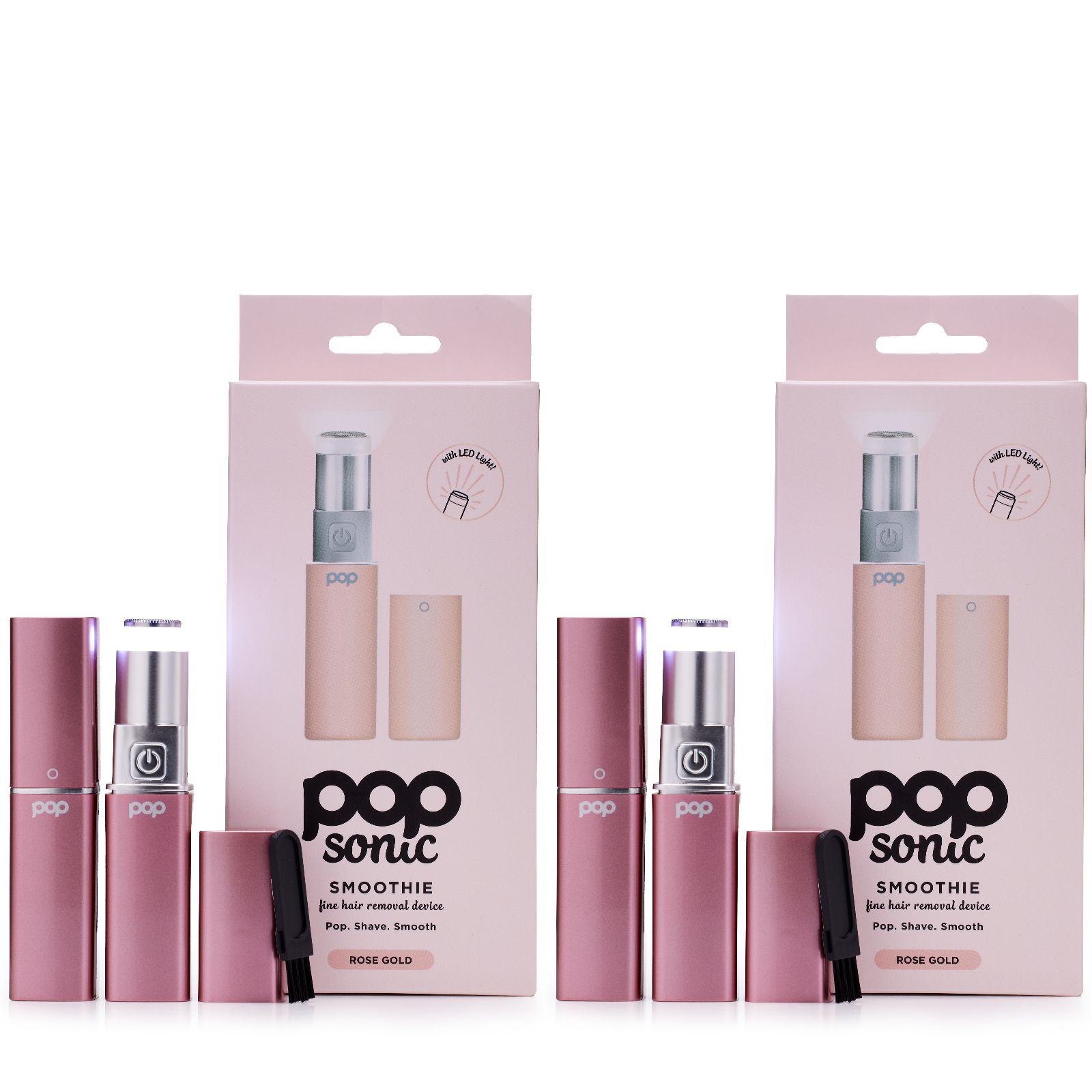 Pop Sonic Set of 2 Smoothie 2.0 Hair Trimmers