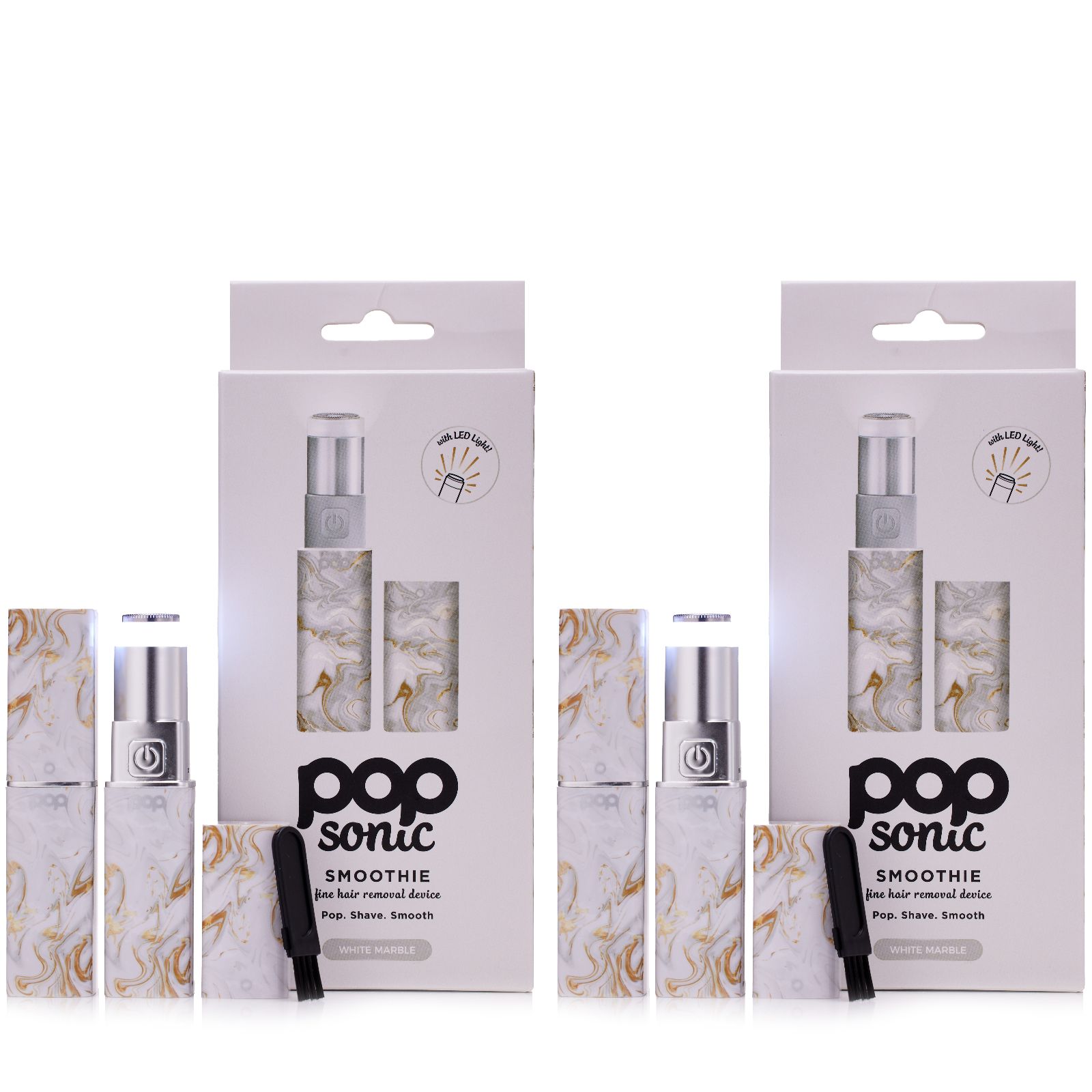 Pop Sonic Set of 2 Smoothie 2.0 Hair Trimmers