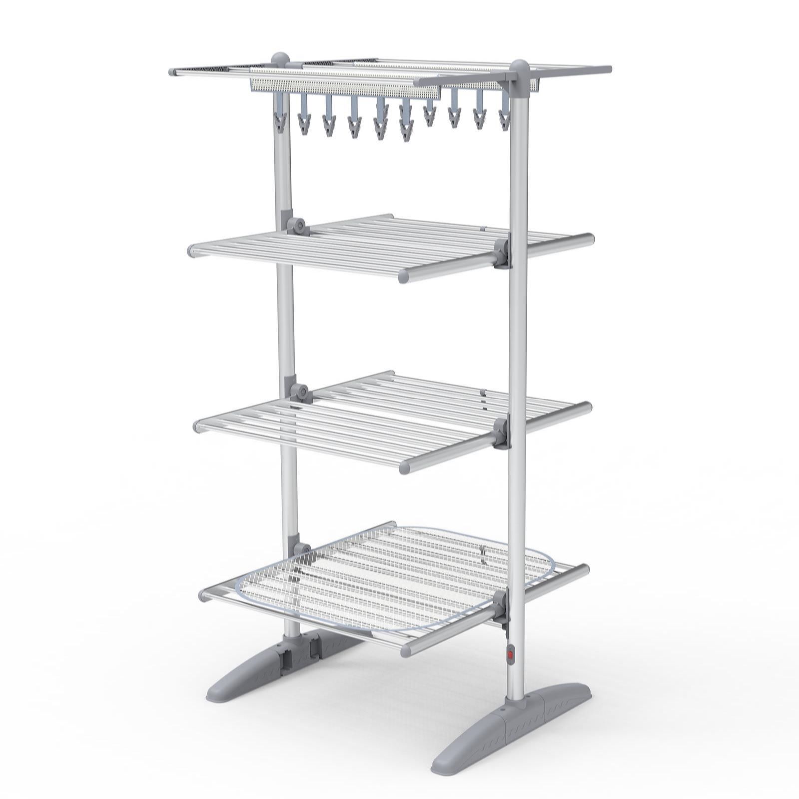 Kalorik 4 Tier Heated Airer with Full Length Cover & Drying Accessory